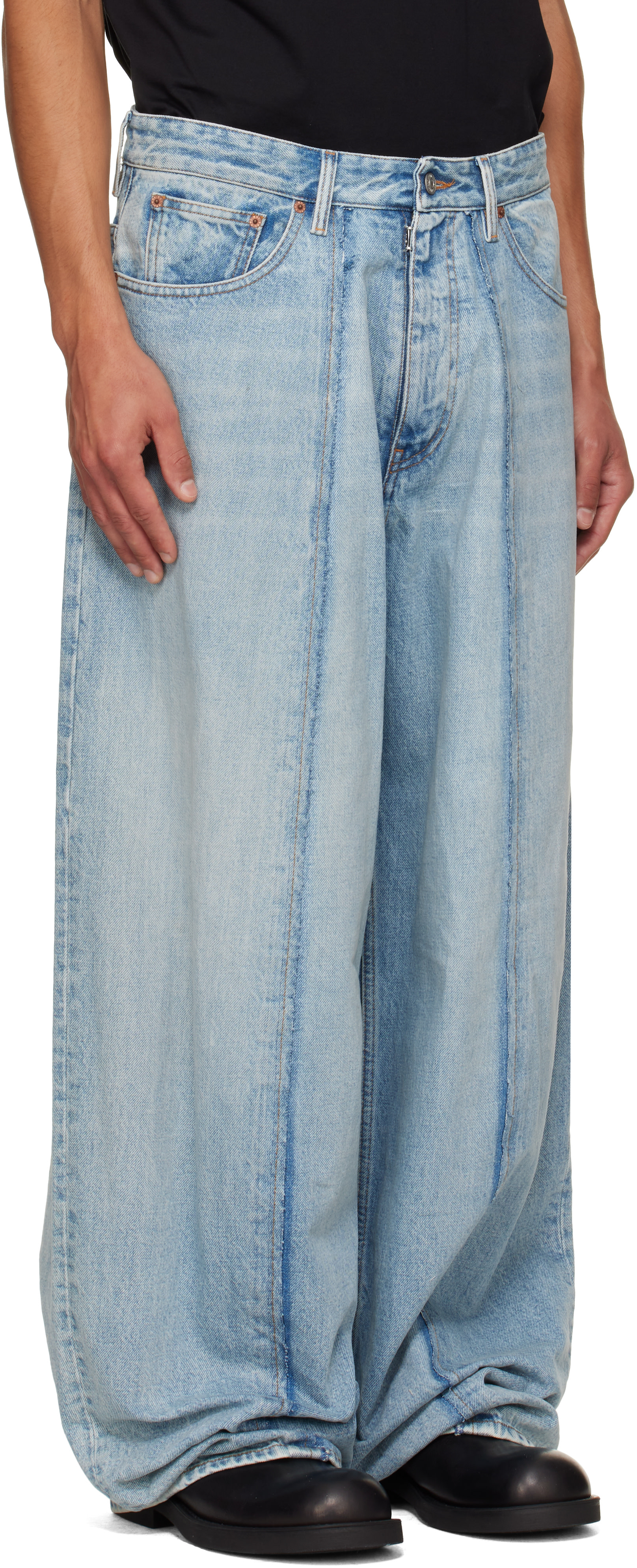 MM6 Maison Margiela - Jean ample bleu