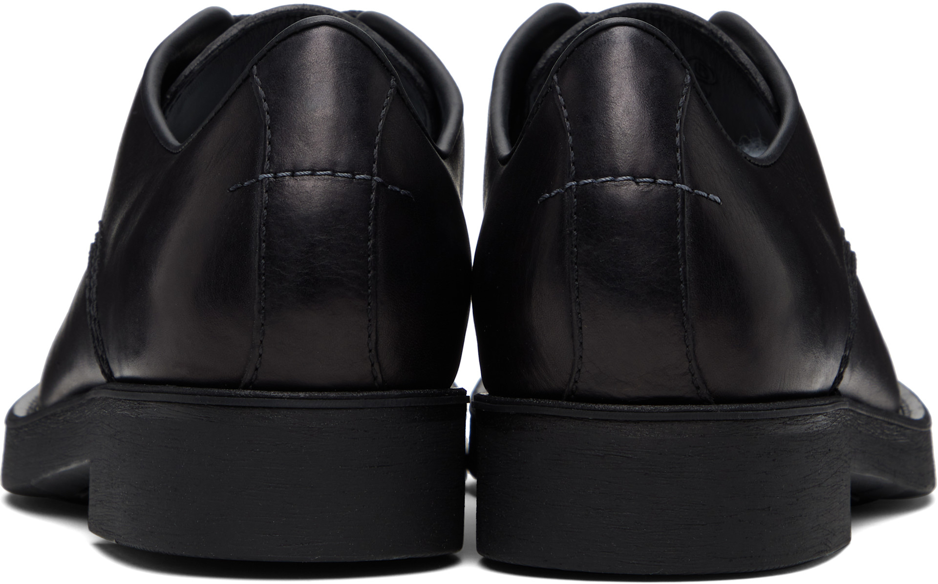 MM6 Maison Margiela - Black Lace-Up Derbys