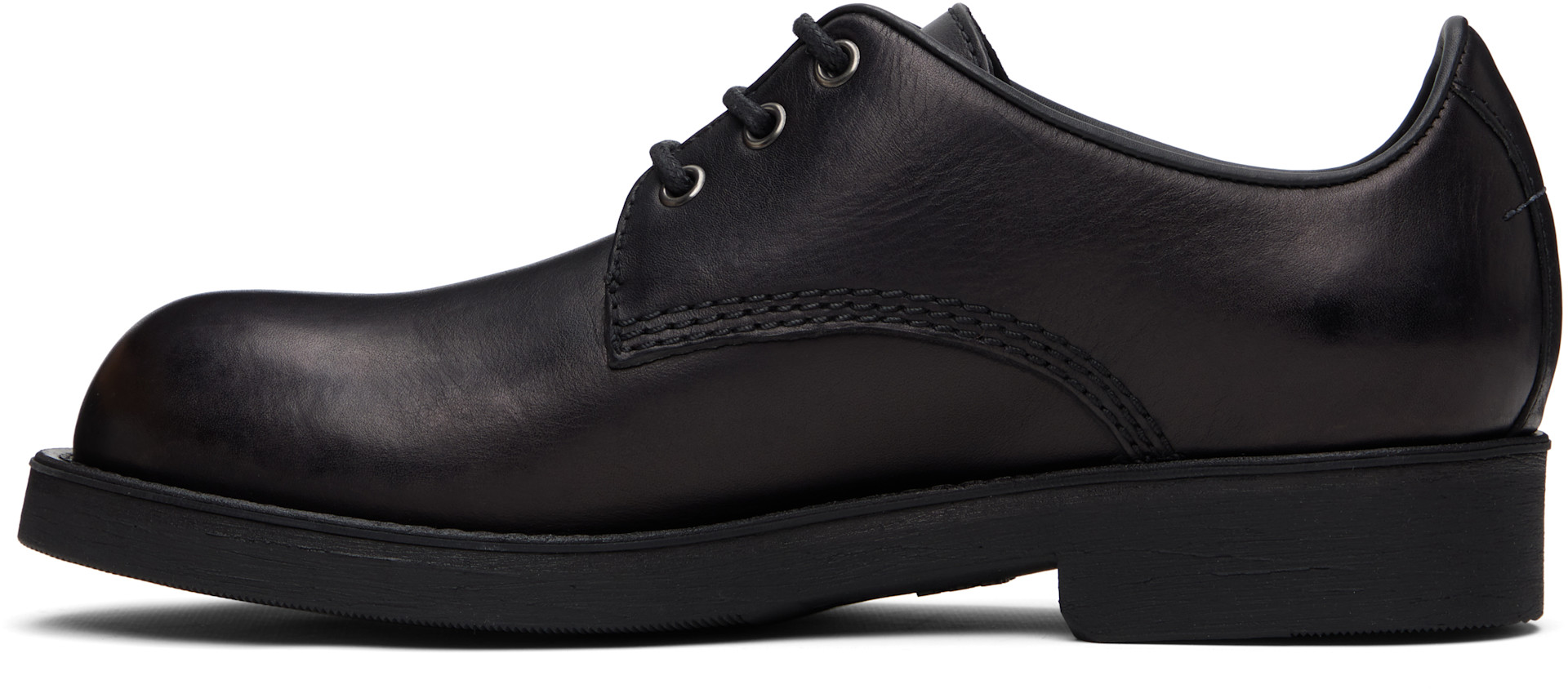 MM6 Maison Margiela - Black Lace-Up Derbys