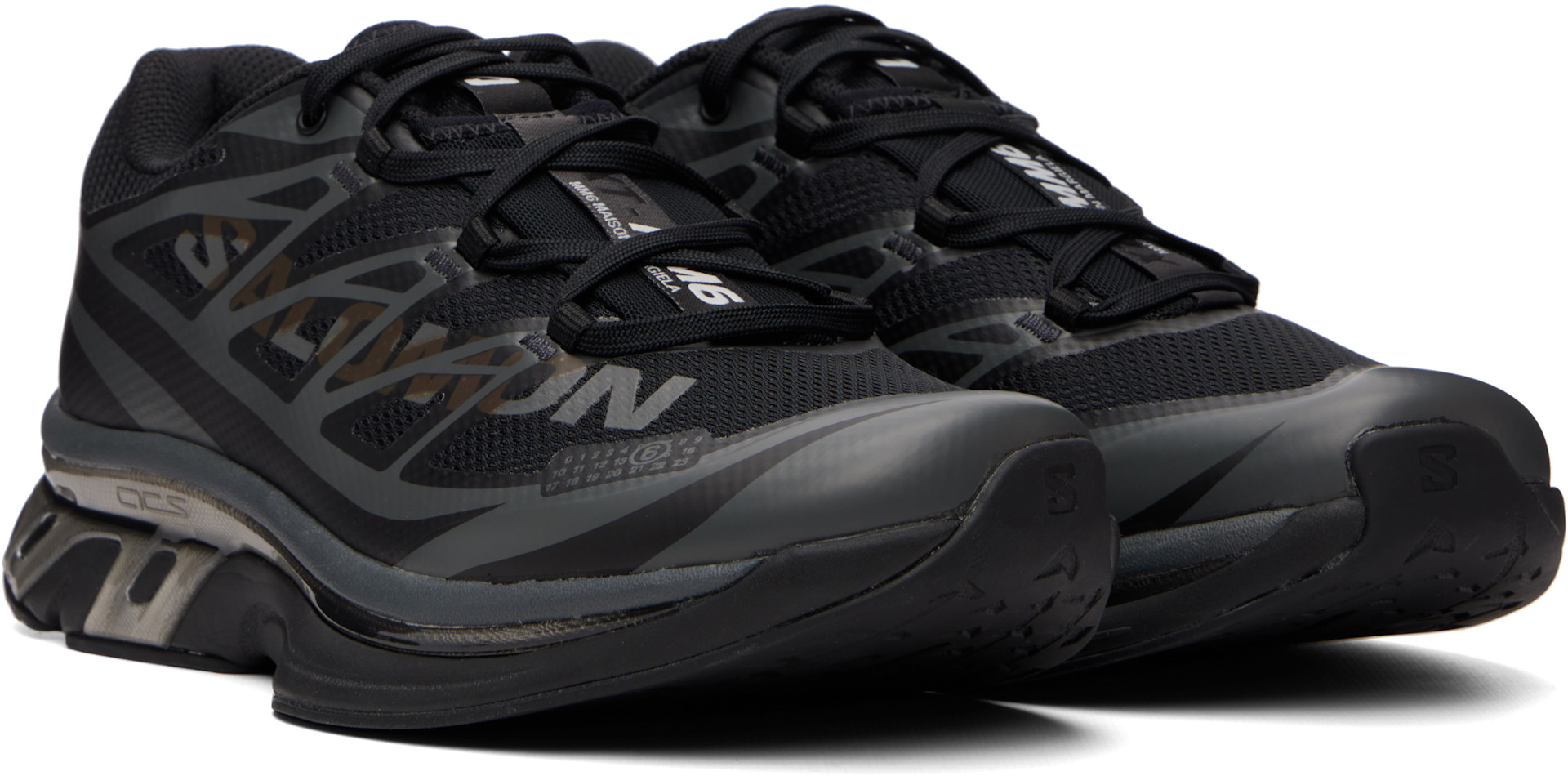 MM6 Maison Margiela: Black Salomon Edition XT Sneakers | SSENSE Canada