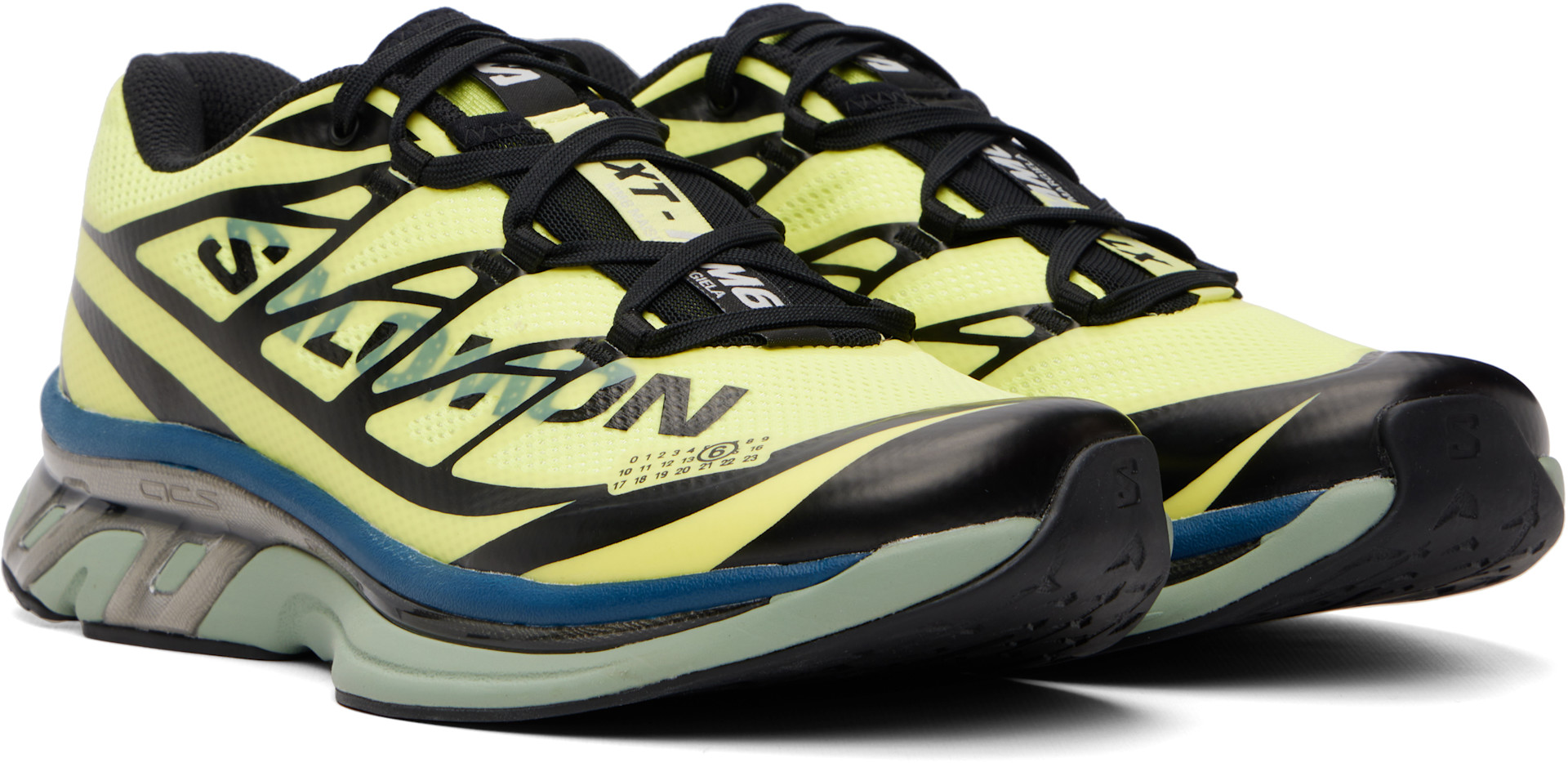 MM6 Maison Margiela: Yellow Salomon Edition XT Sneakers | SSENSE