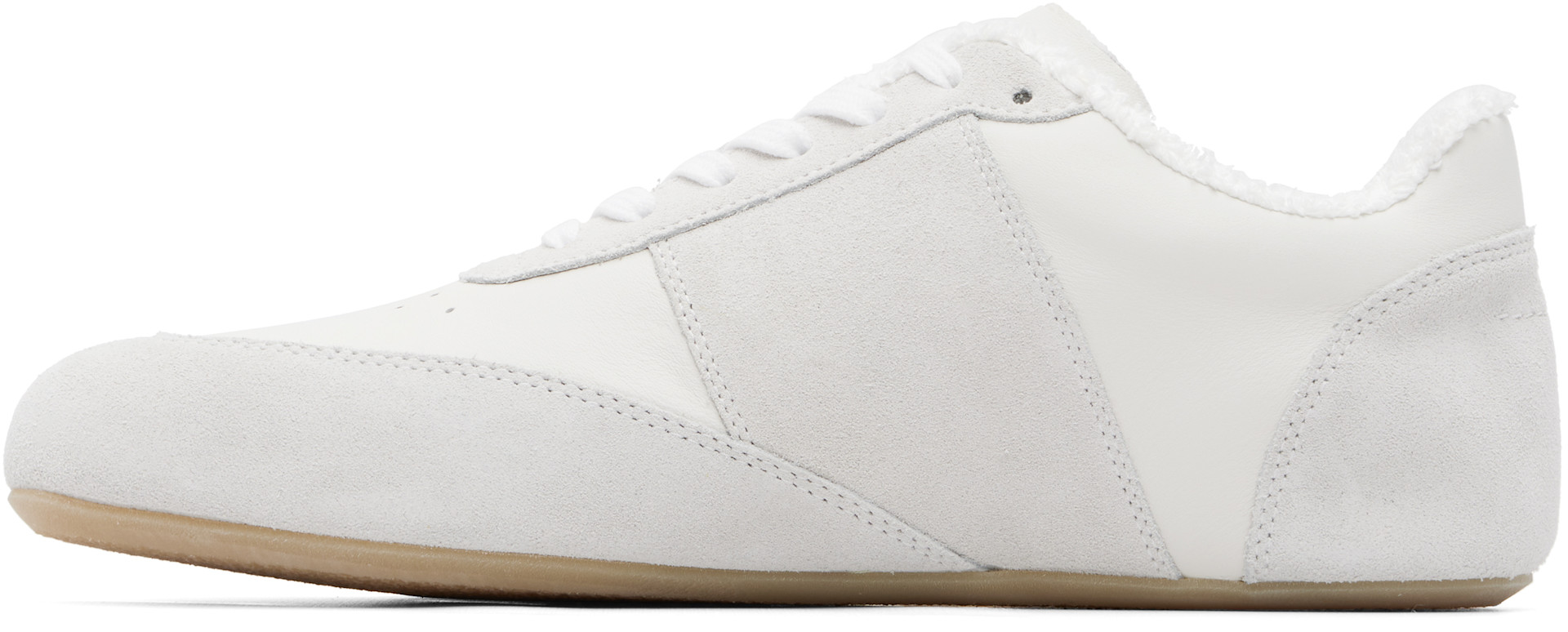 MM6 Maison Margiela - White Anatomic Sneakers
