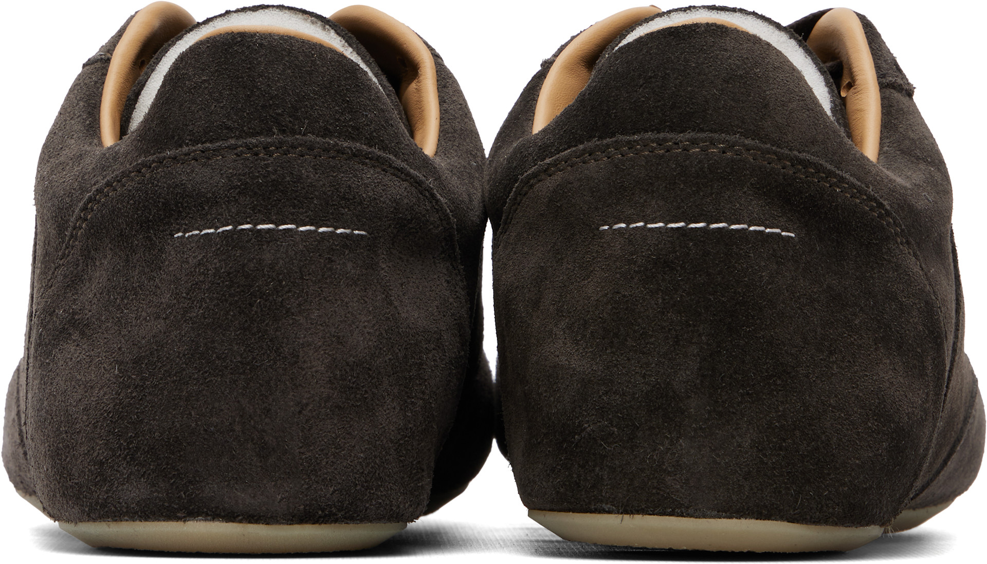 MM6 Maison Margiela: ブラウン Anatomic スニーカー | SSENSE 日本