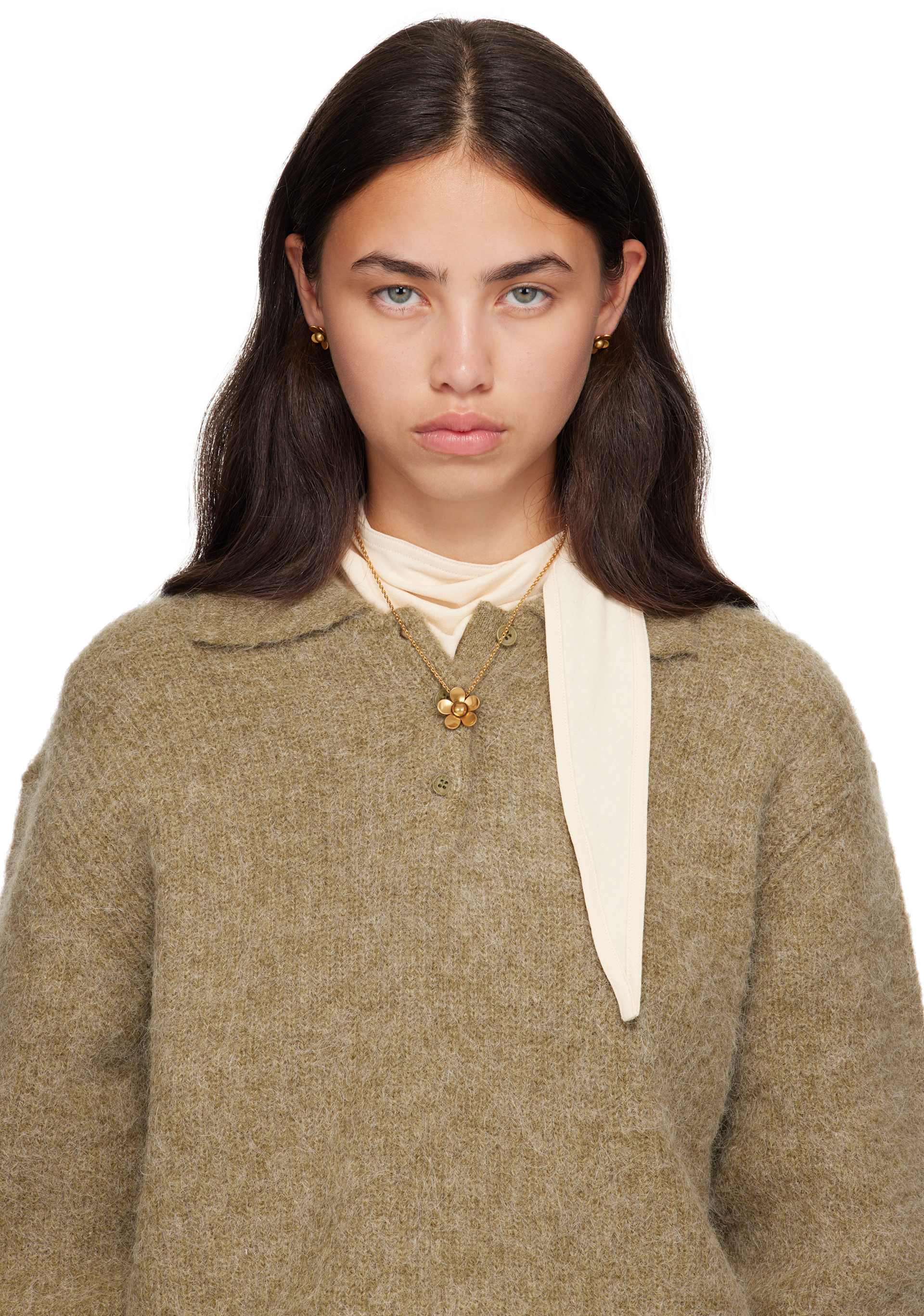 Marc Jacobs - Collier à mini pendentif en forme de marguerite