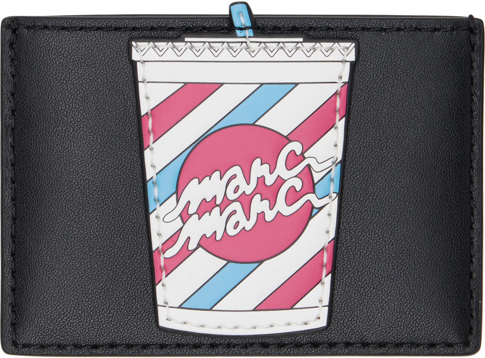 Marc Jacobs - Porte-carte noir à image de soda