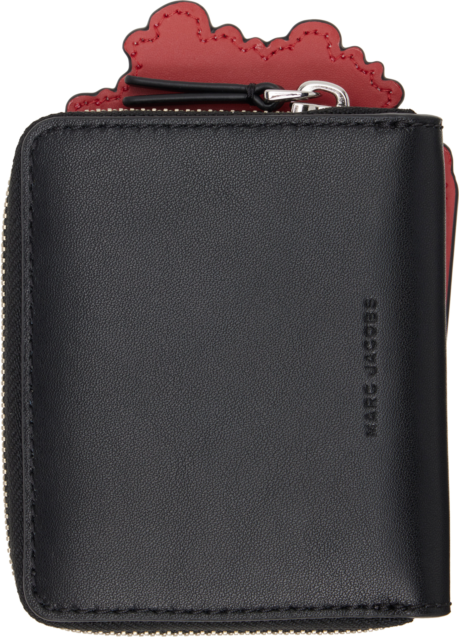 Marc Jacobs - Black & Red Popcorn Slim Compact Wallet