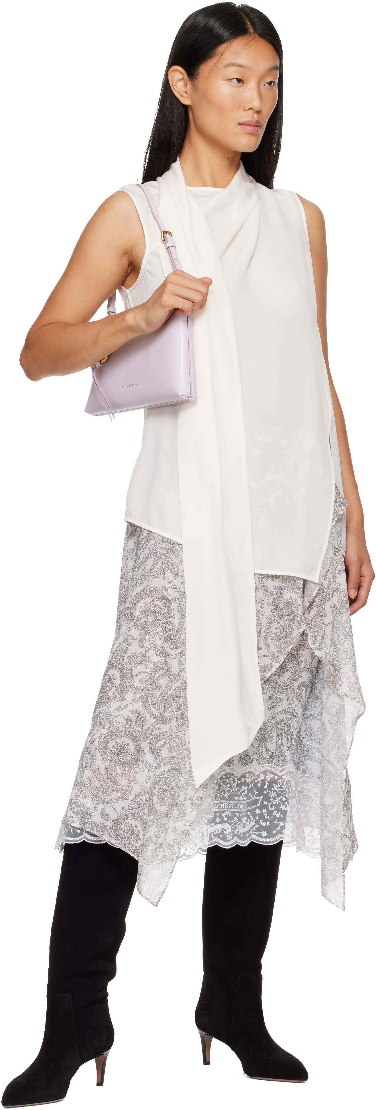 Marc Jacobs - Mini sac transformable Scene mauve