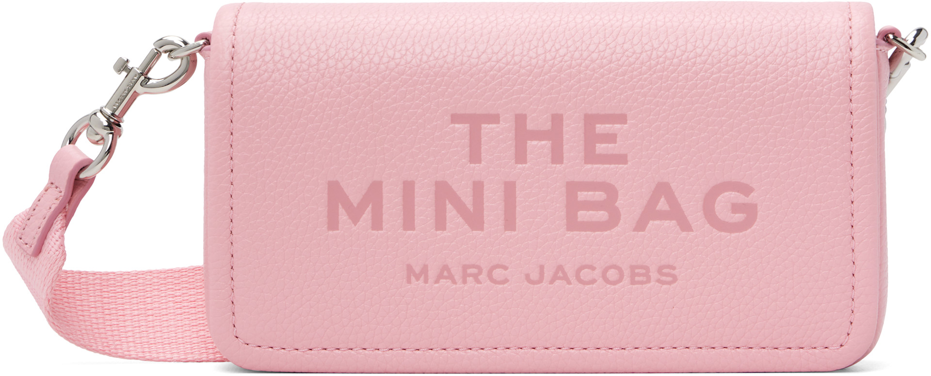 Marc Jacobs - Mini sac 'The Mini Bag' rose en cuir