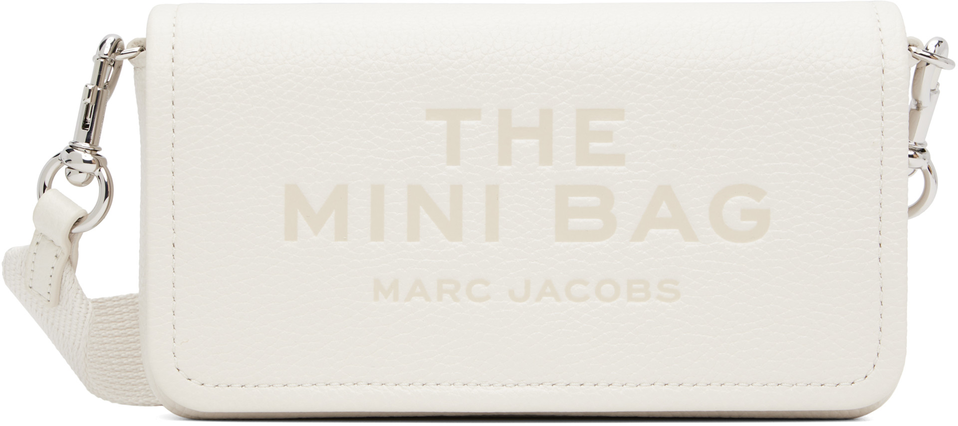 Marc Jacobs - 오프 화이트 미니 가죽 숄더백