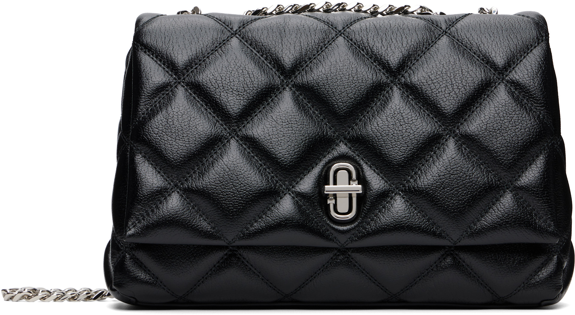 Marc Jacobs: ブラック 'The Quilted Slim Dual Convertible