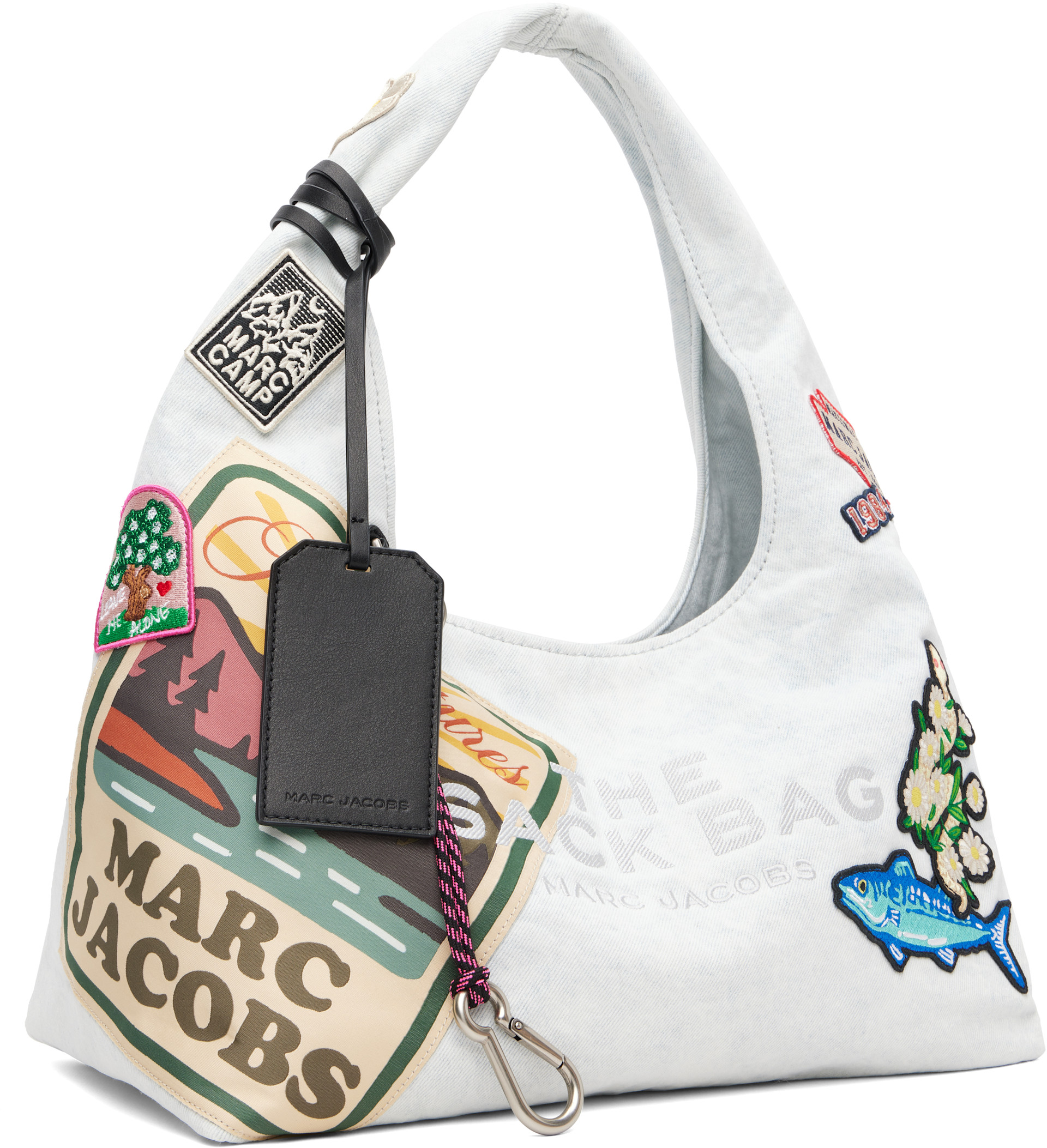 Marc Jacobs - Blue 'The Camp Patchwork Denim Sack' Tote