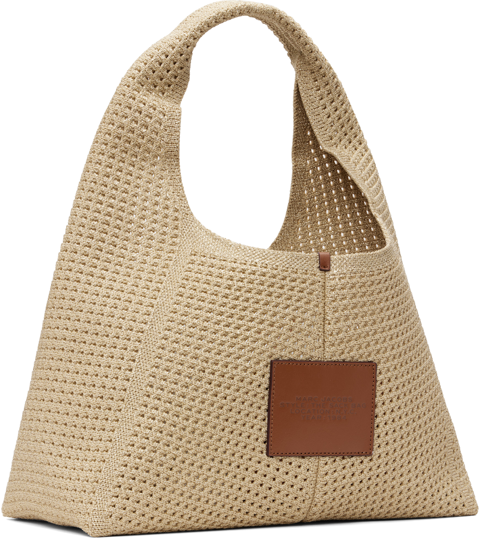 Marc Jacobs - Cabas 'The Sack' beige en crochet