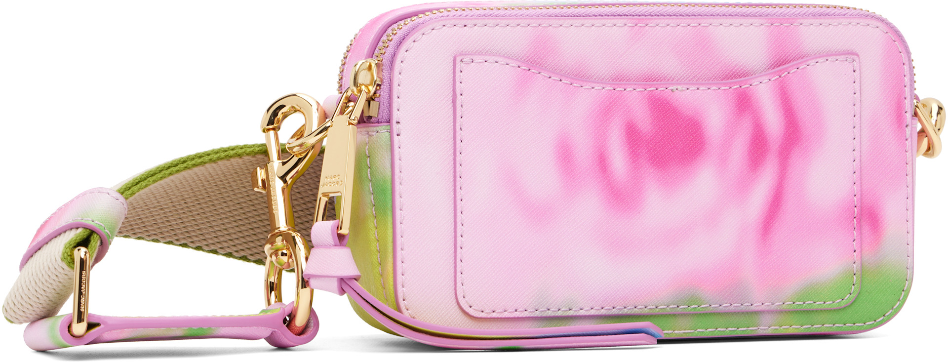 Marc Jacobs: Pink 'The Blurred Floral Snapshot' Bag | SSENSE
