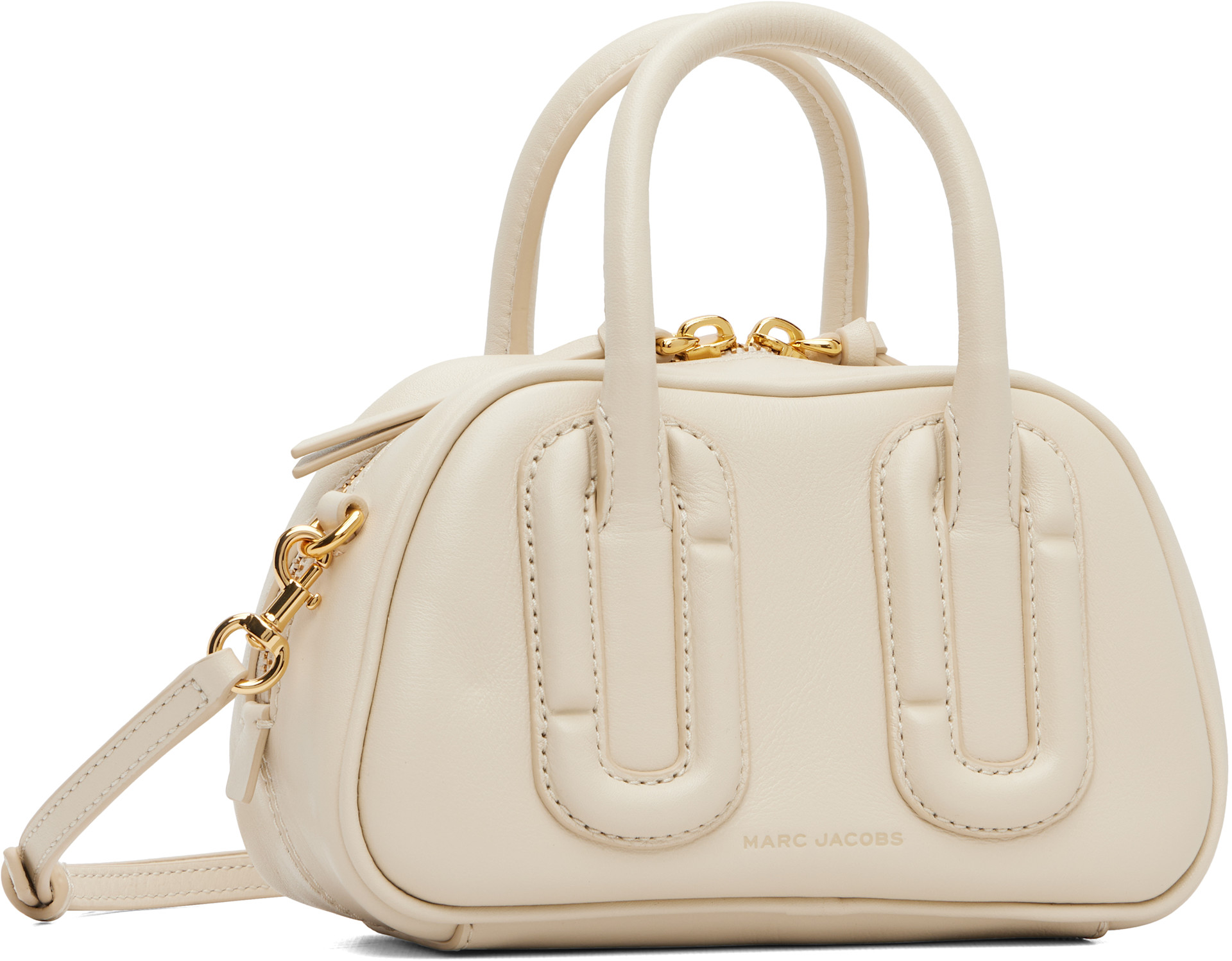 Marc Jacobs - Mini sac à main Babe blanc cassé
