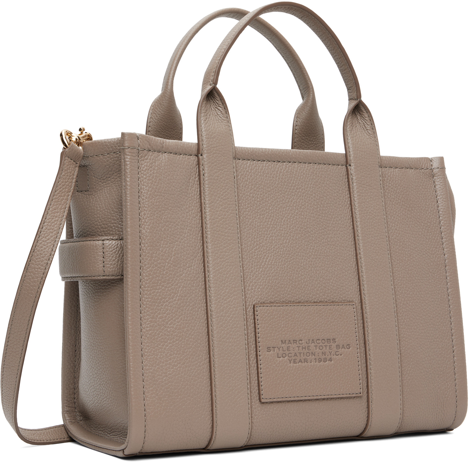 Marc Jacobs - グレー 'The Leather Medium' トートバッグ