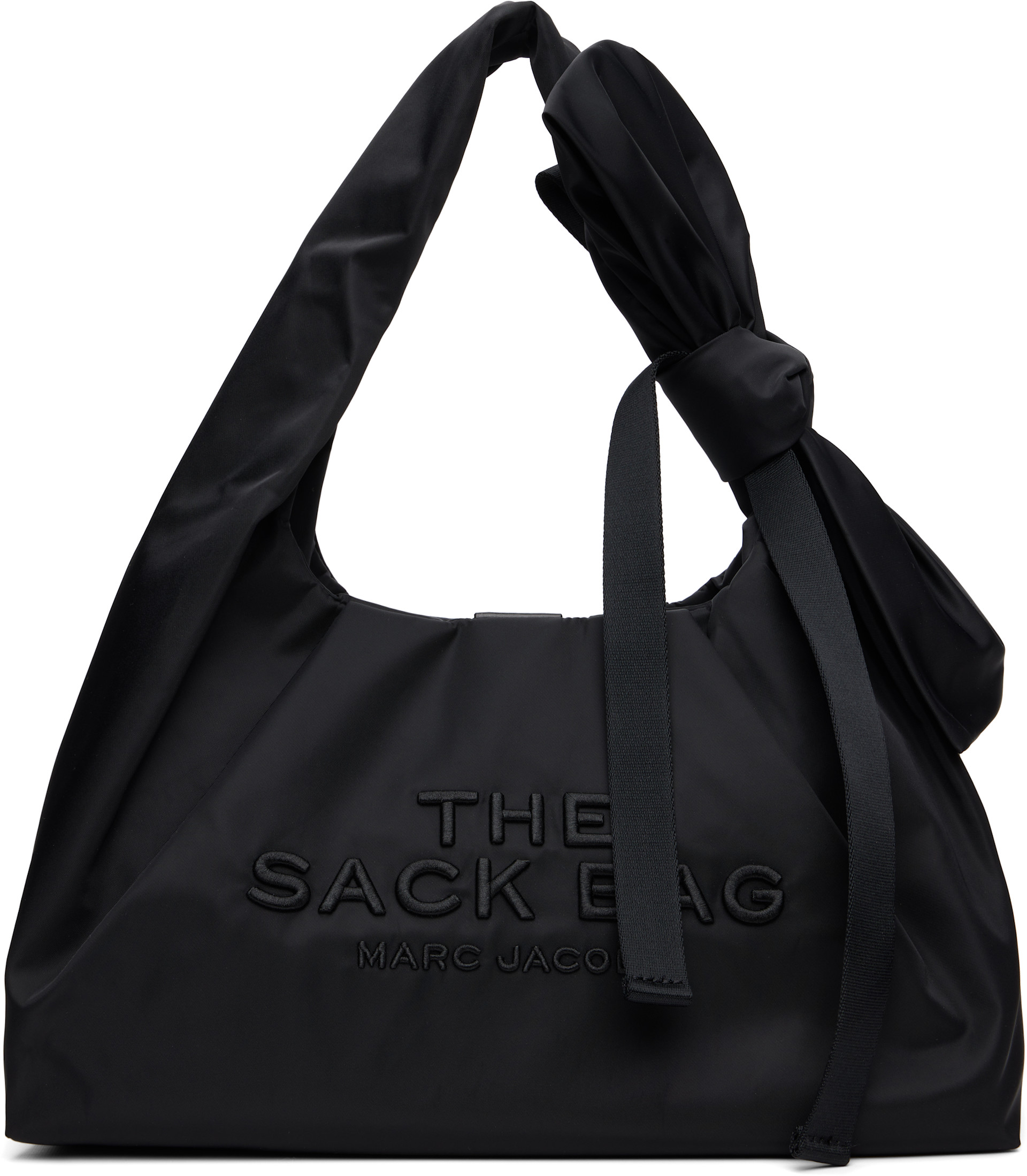 Marc Jacobs - Black 'The Bow Nylon Sack' Tote