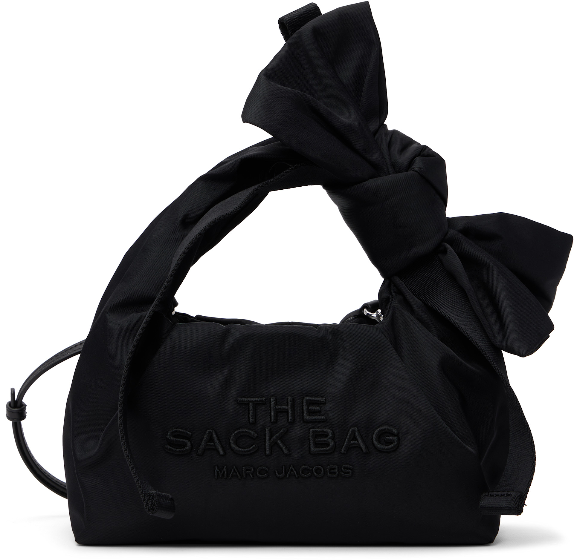 Marc Jacobs - Black 'The Bow Nylon Mini Sack' Tote