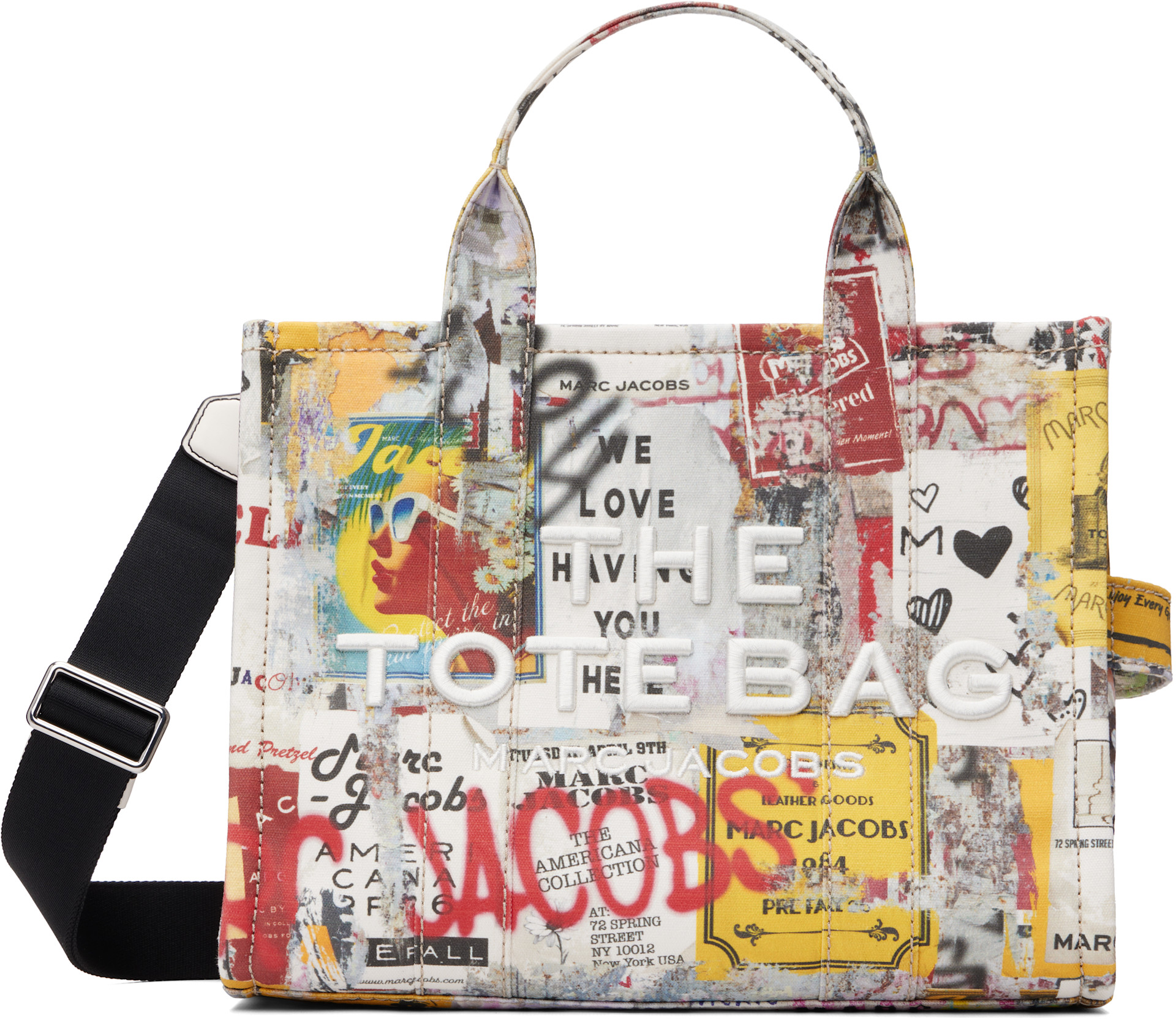 Marc Jacobs - Multicolor 'The Pop Americana Canvas Medium' Tote