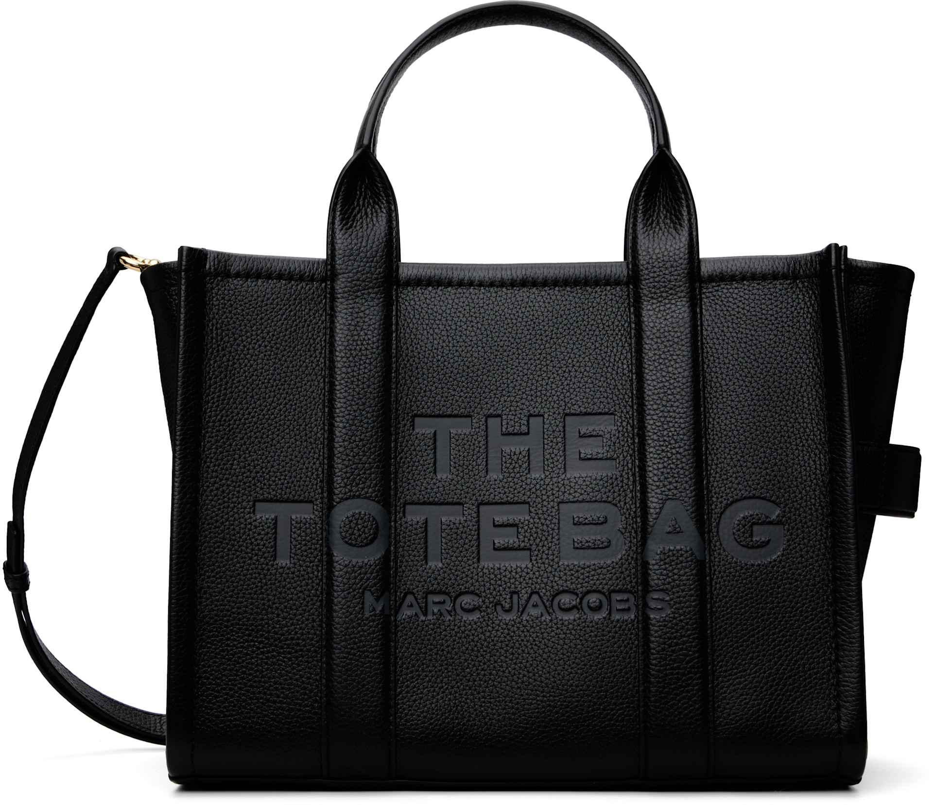Marc Jacobs - Black 'The Leather Medium' Tote