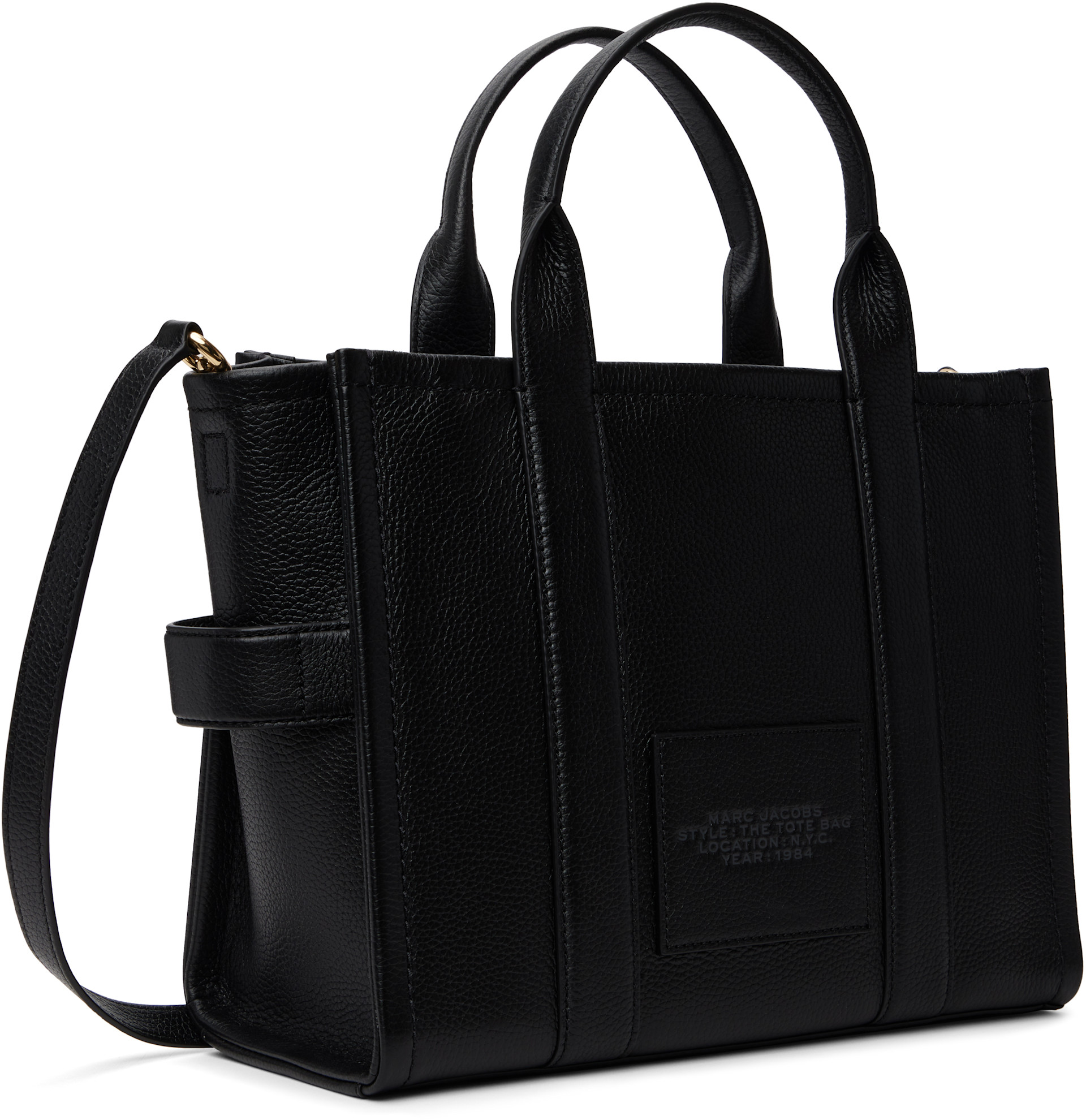 Marc Jacobs - Black 'The Leather Medium' Tote