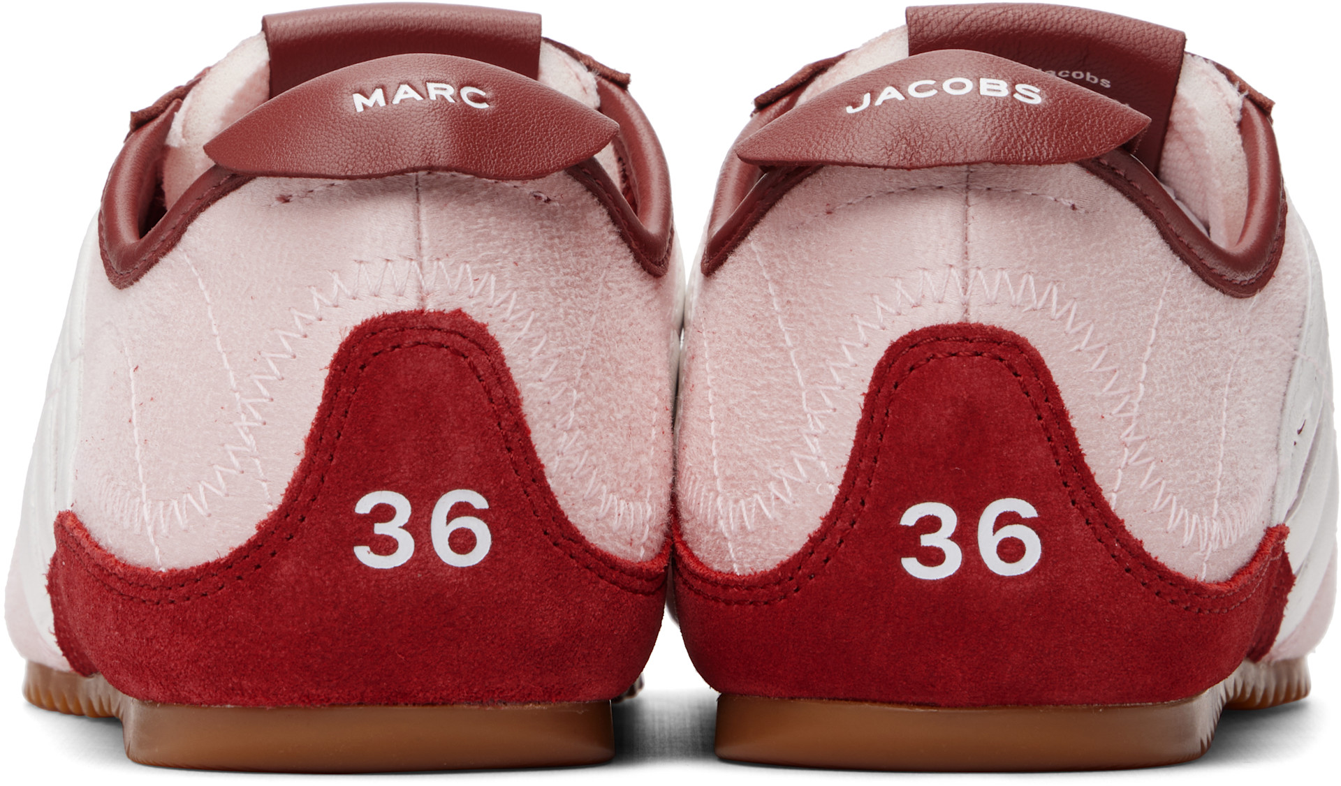 Marc Jacobs - Baskets 'The 400 Bleecker' roses en satin brossé