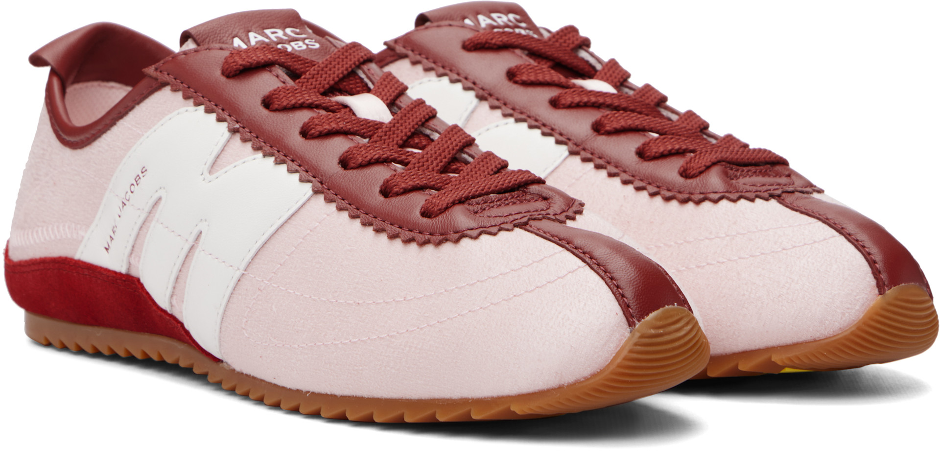 Marc Jacobs - Baskets 'The 400 Bleecker' roses en satin brossé