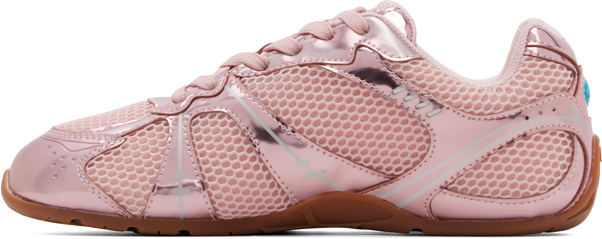 Marc Jacobs - Baskets 72 Spring rose métallique