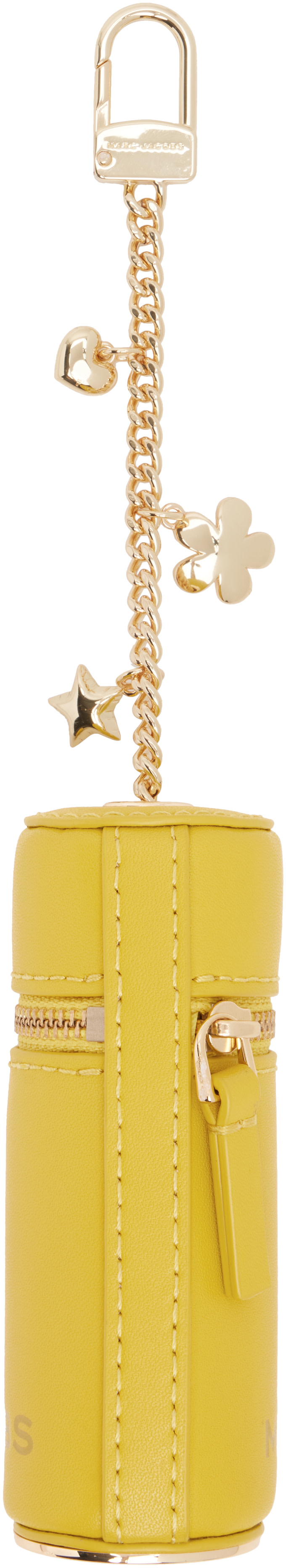 Marc Jacobs: イエロー 'The Lipstick Case' バッグチャーム | SSENSE 日本