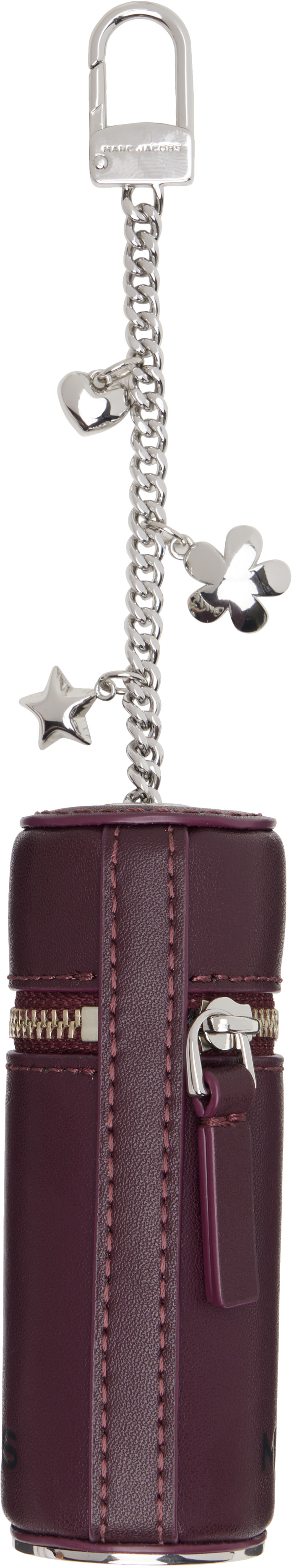 Marc Jacobs: バーガンディ 'The Lipstick Case' バッグチャーム