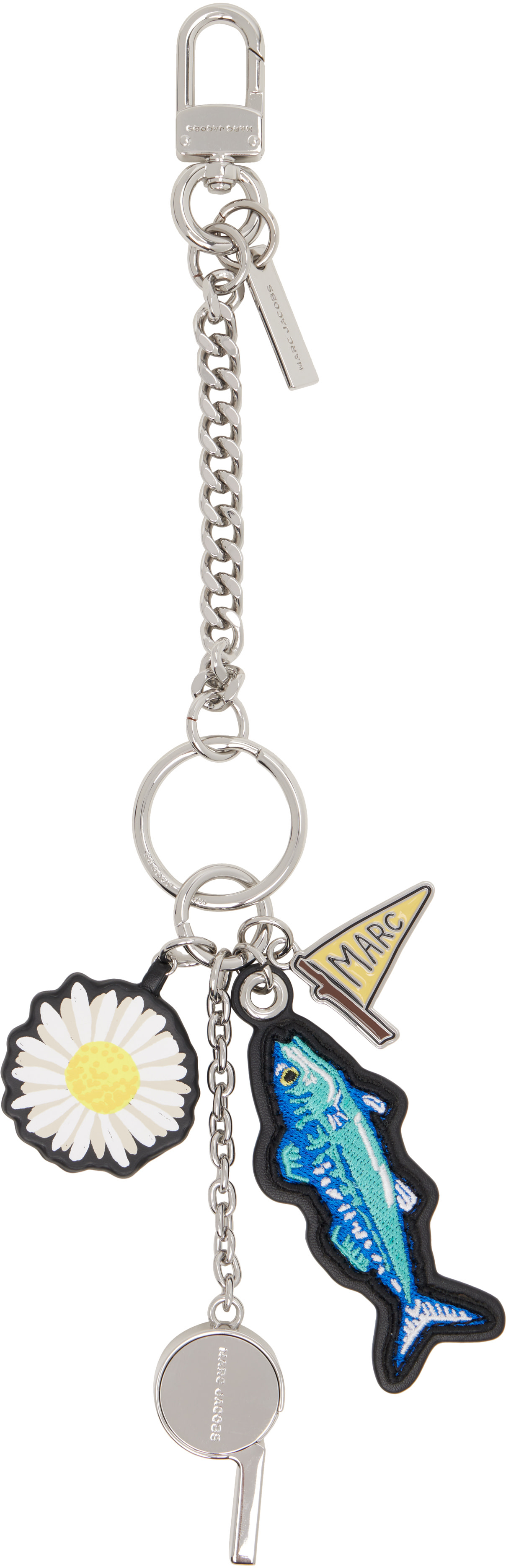 Marc Jacobs - Silver Camp Whistle Cluster Bag Charm