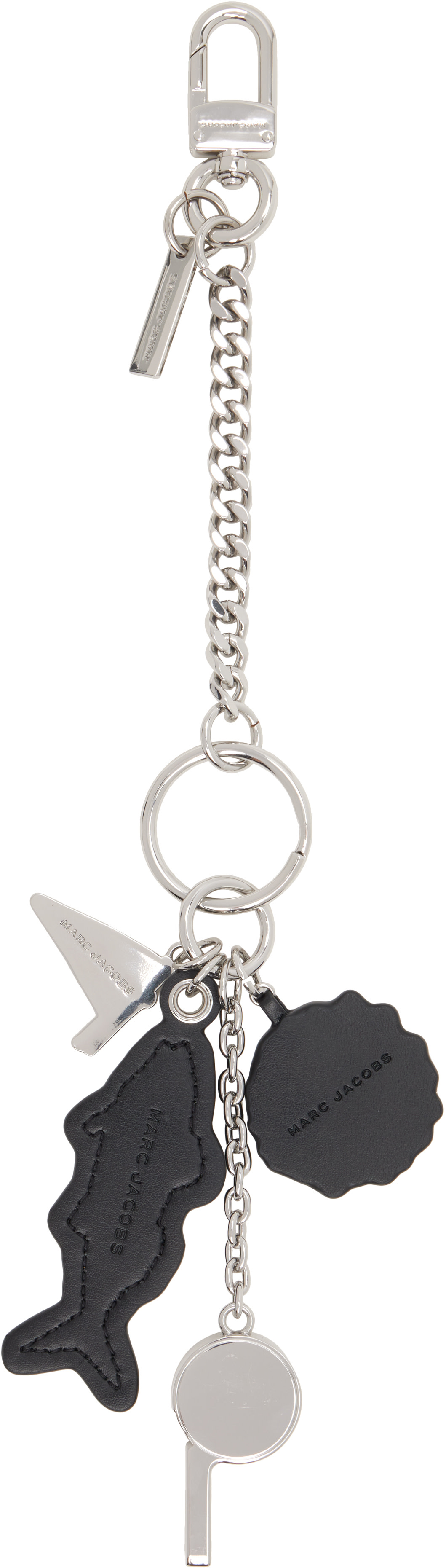 Marc Jacobs - Silver Camp Whistle Cluster Bag Charm