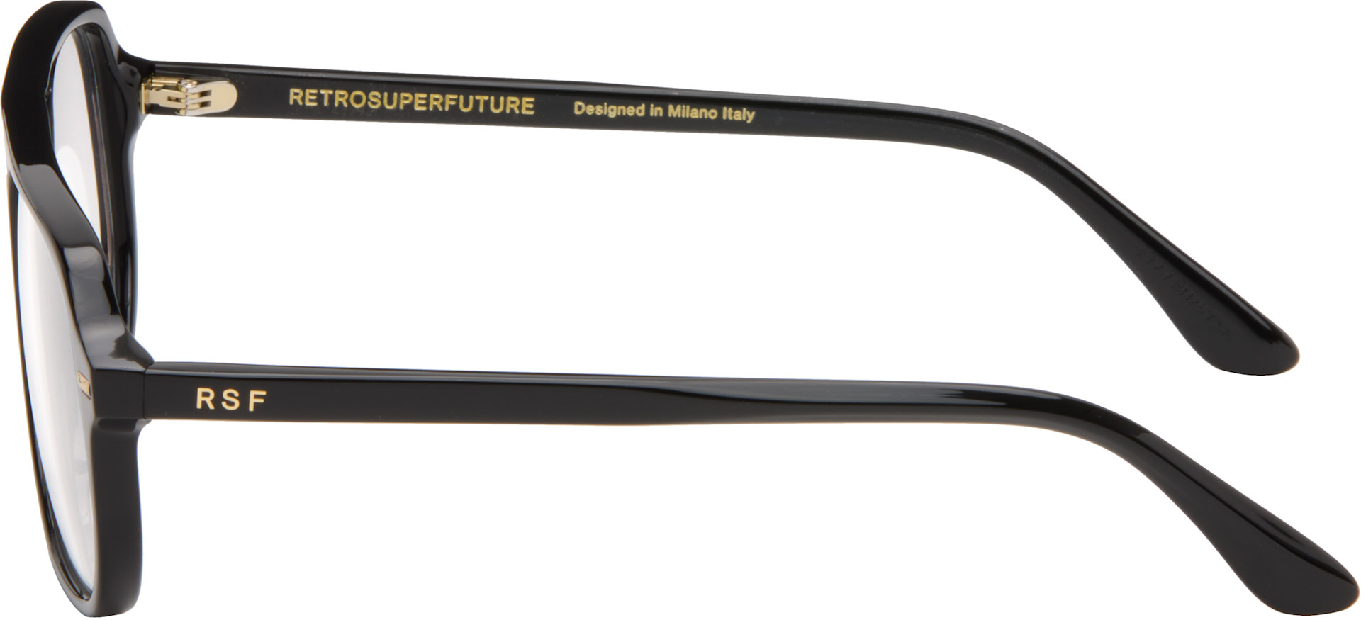 RETROSUPERFUTURE - Lunettes Numéro 152 noires