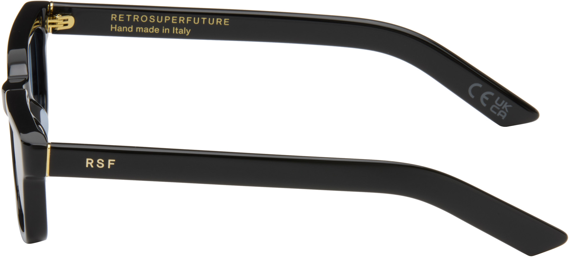 RETROSUPERFUTURE - Black Gesto Sunglasses
