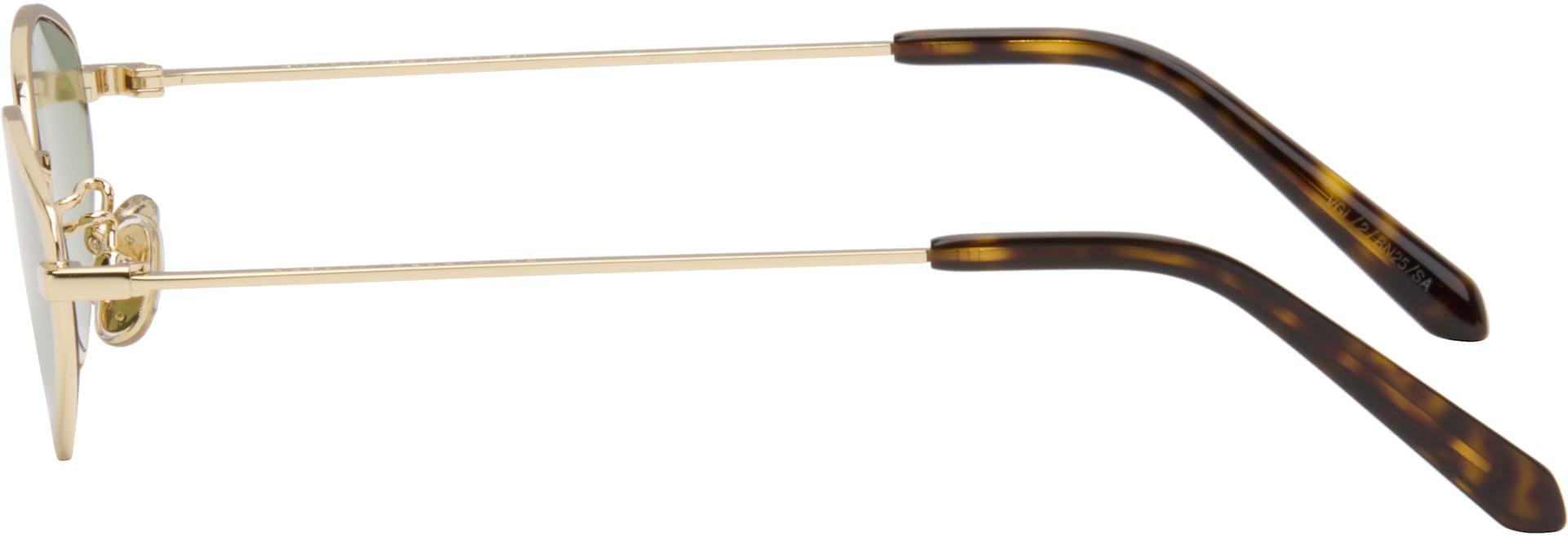 RETROSUPERFUTURE - Gold Zyra Sunglasses