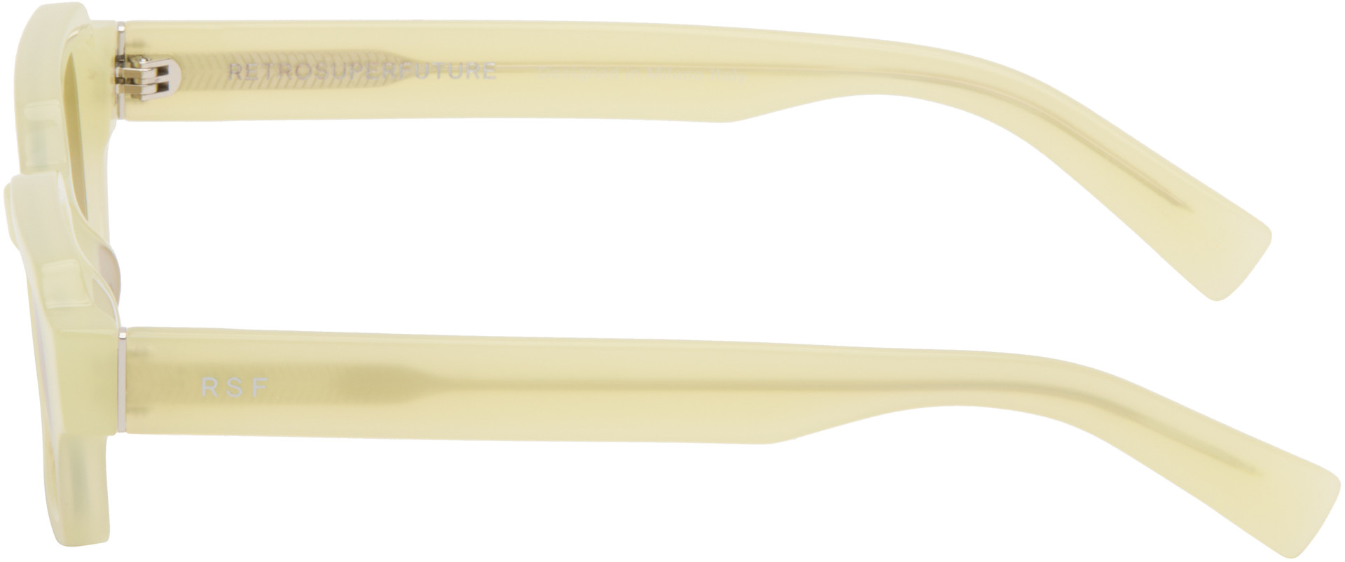 RETROSUPERFUTURE - Yellow Carino Sunglasses