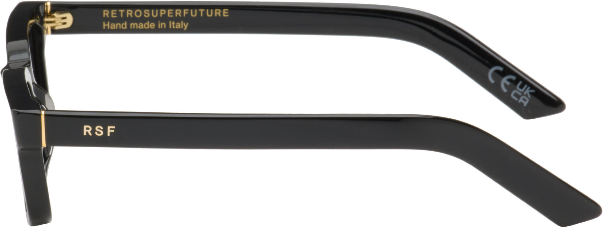 RETROSUPERFUTURE - Lunettes de soleil Gesto noires