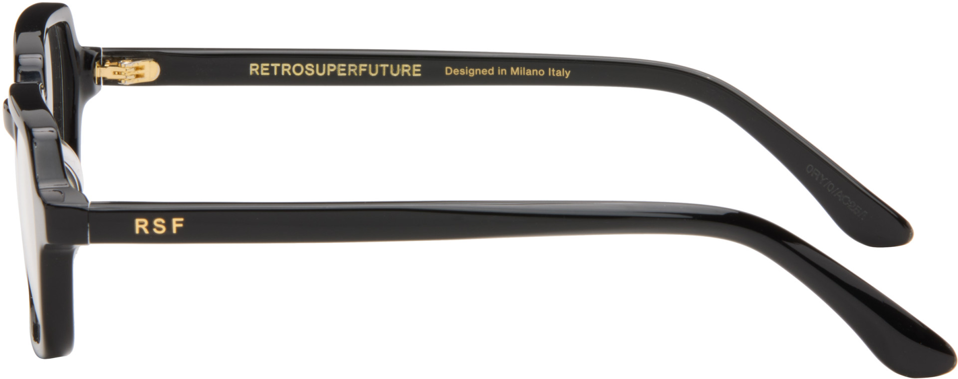 RETROSUPERFUTURE - Black Numero 141 Glasses