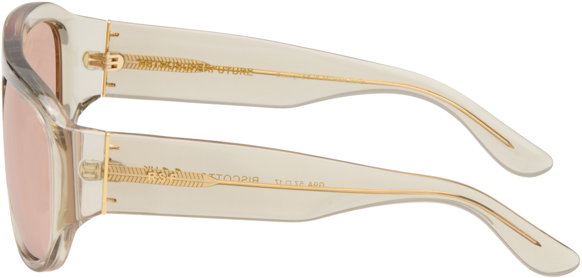 RETROSUPERFUTURE - Lunettes de soleil Biscotto beiges