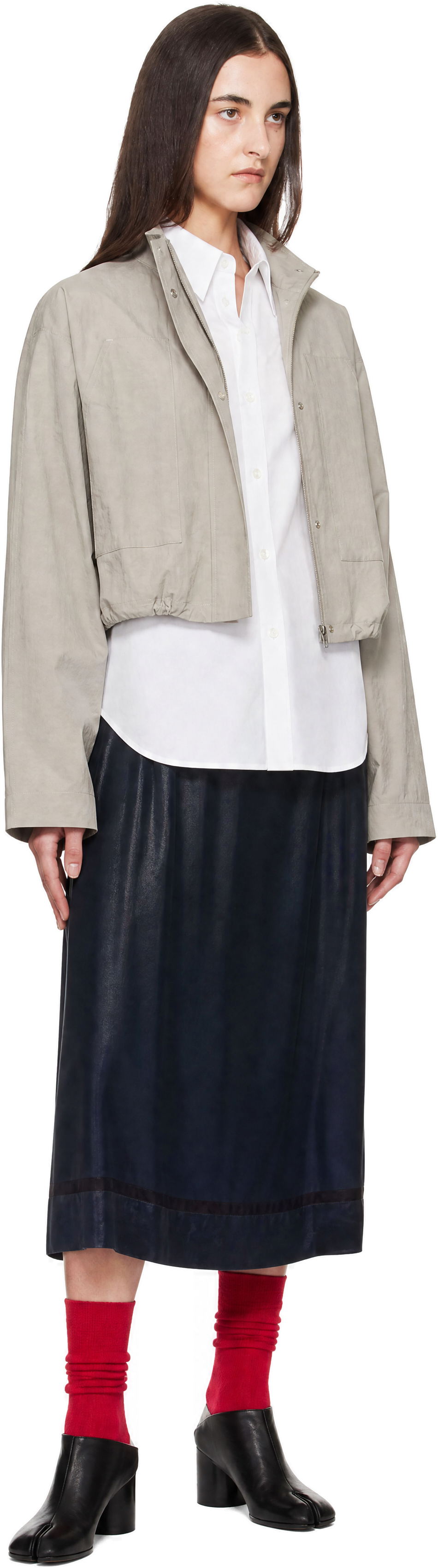 St. Agni - Gray Technical Cotton Carpenter Jacket