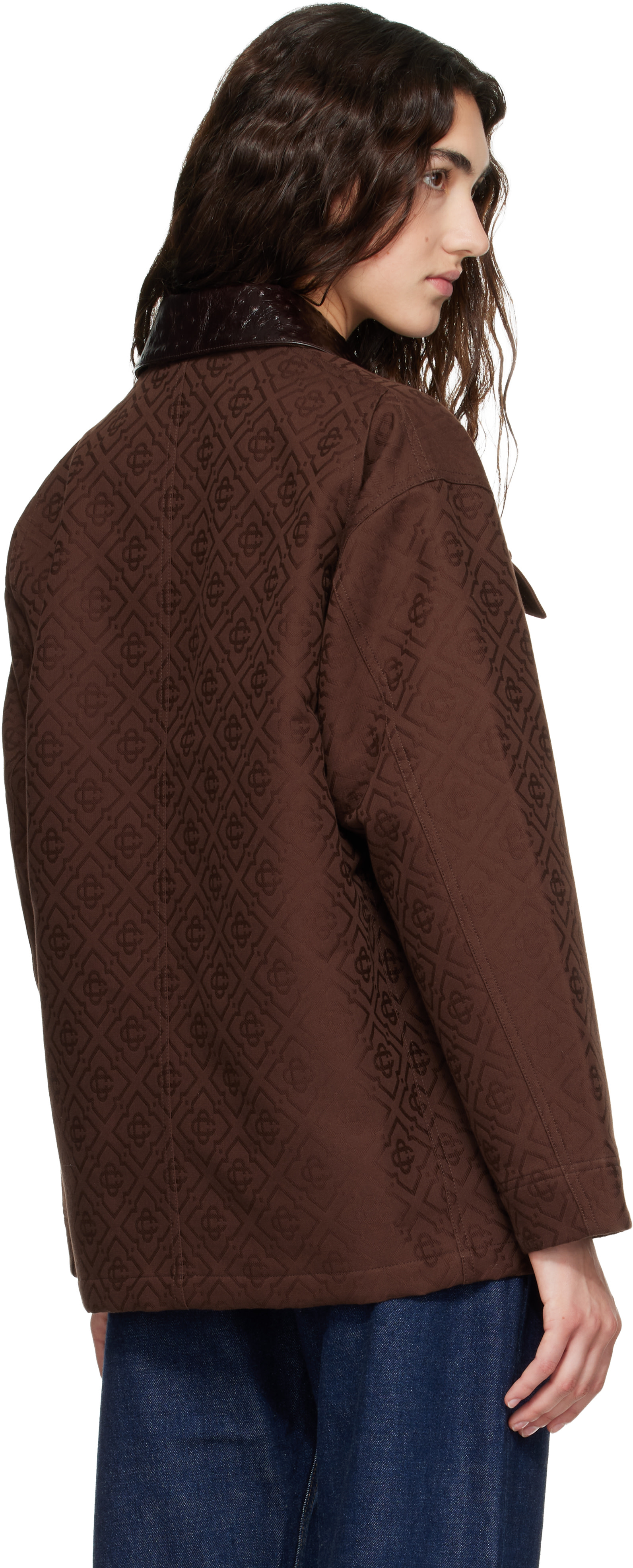 Casablanca - Blouson de travail brun