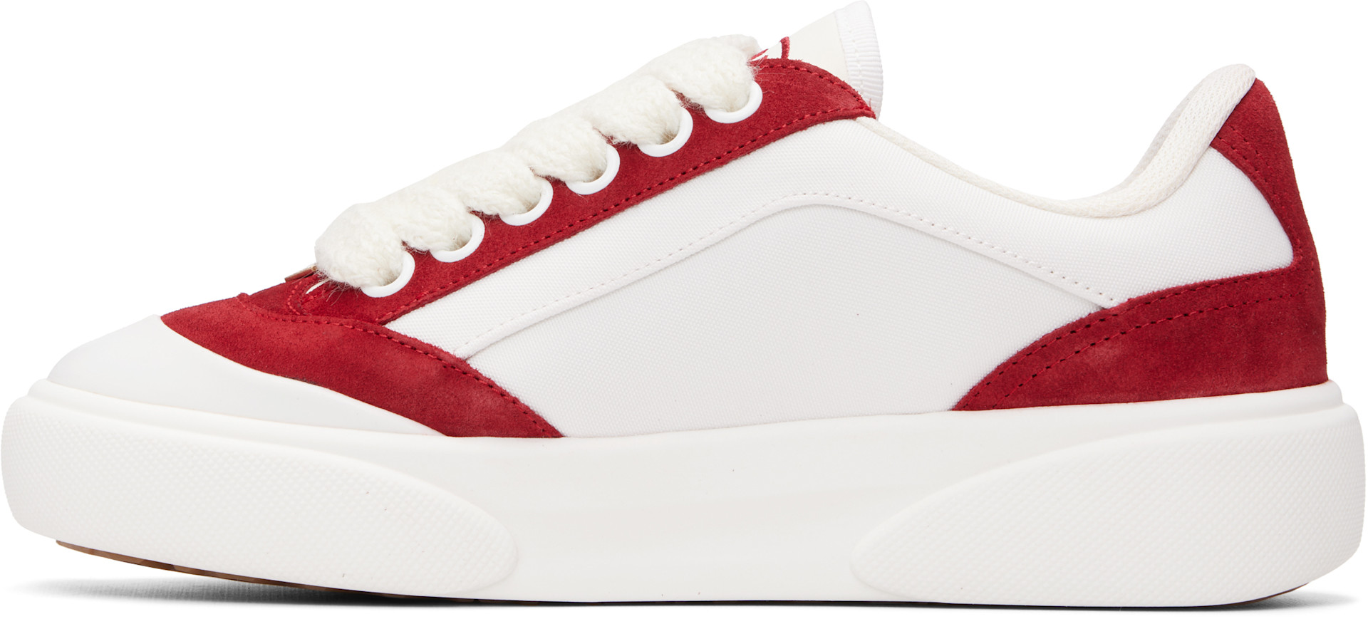 Casablanca - Baskets Del Mar blanc et rouge
