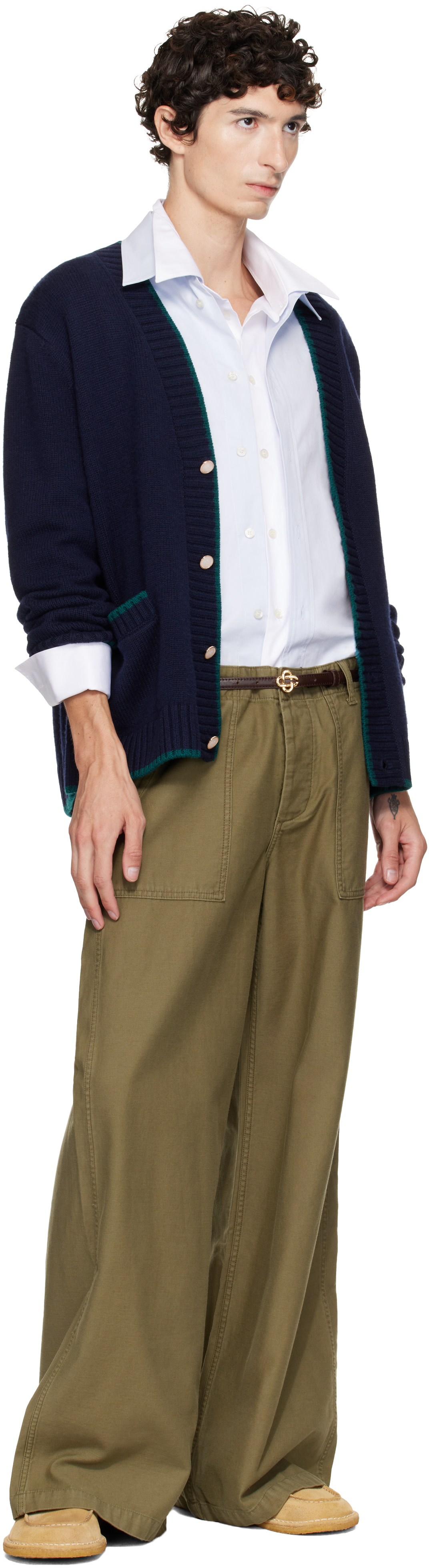 Casablanca - Brown Micro CC Belt