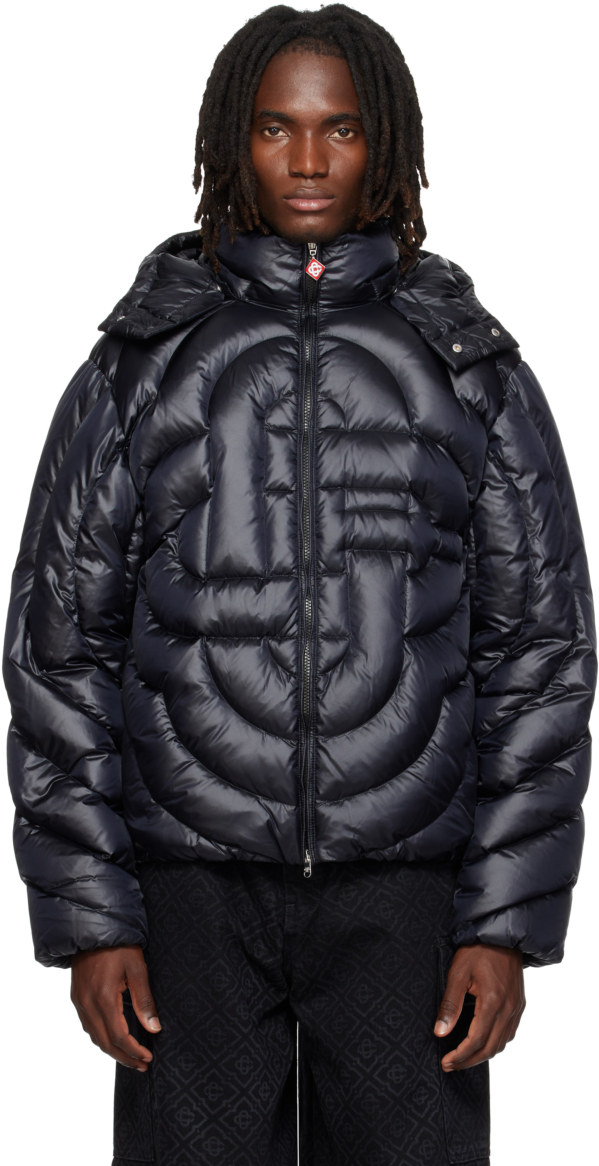 Casablanca - Black Quilted Down Puffer Jacket