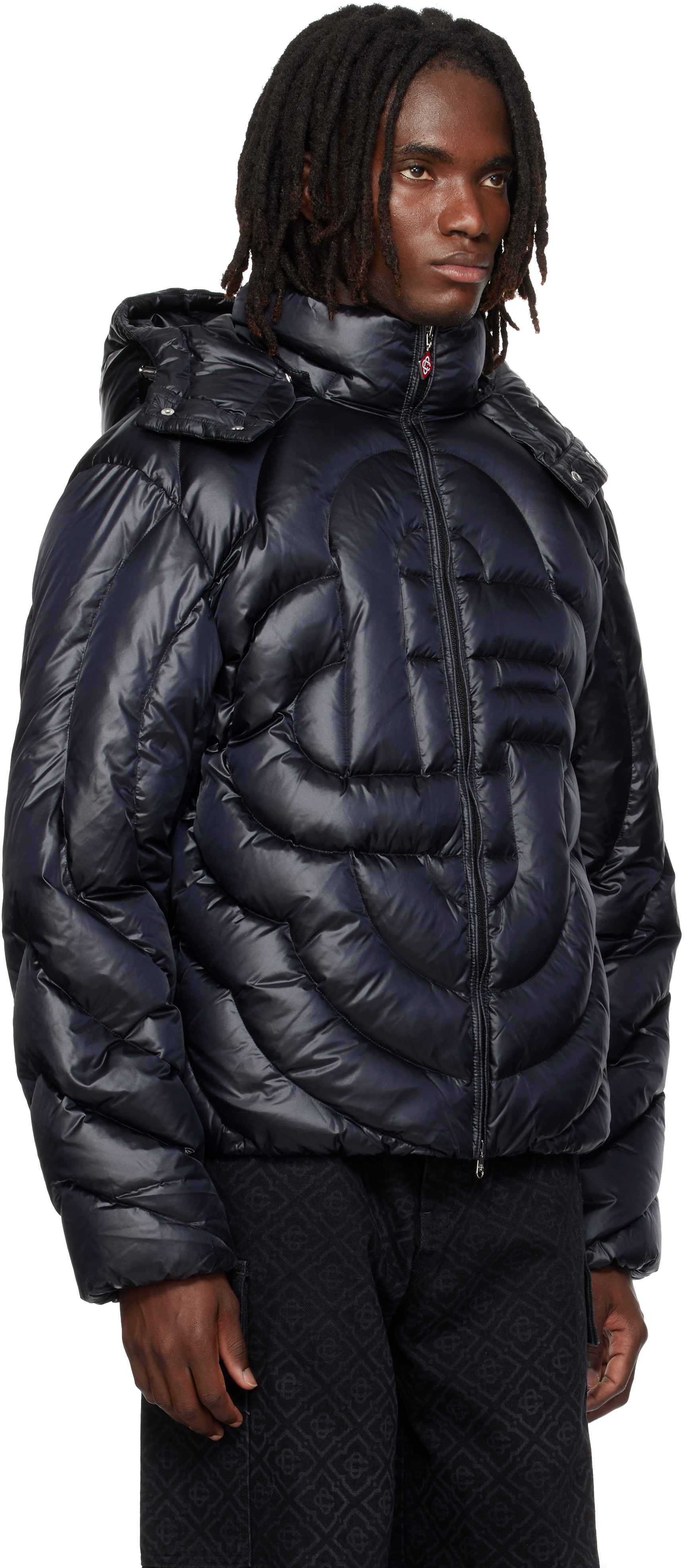 Casablanca - Black Quilted Down Puffer Jacket