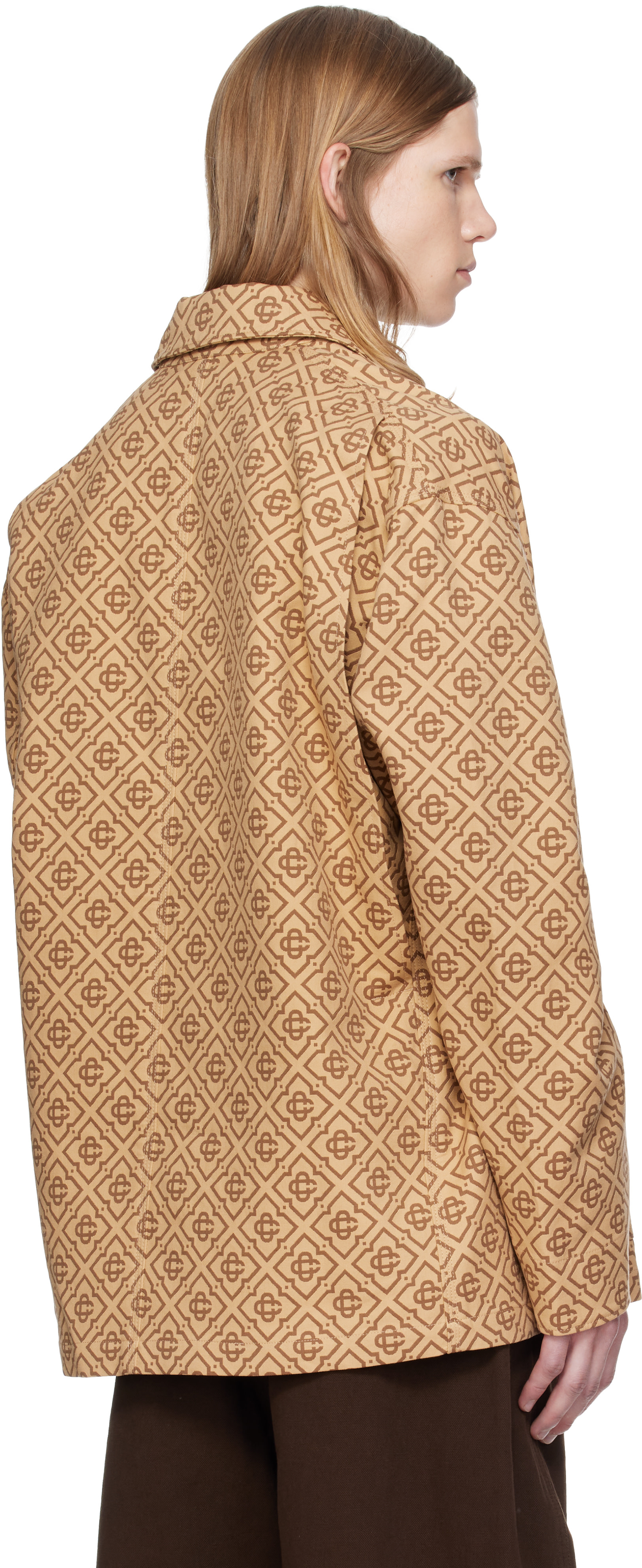 Casablanca - Beige Monogram Workwear Jacket