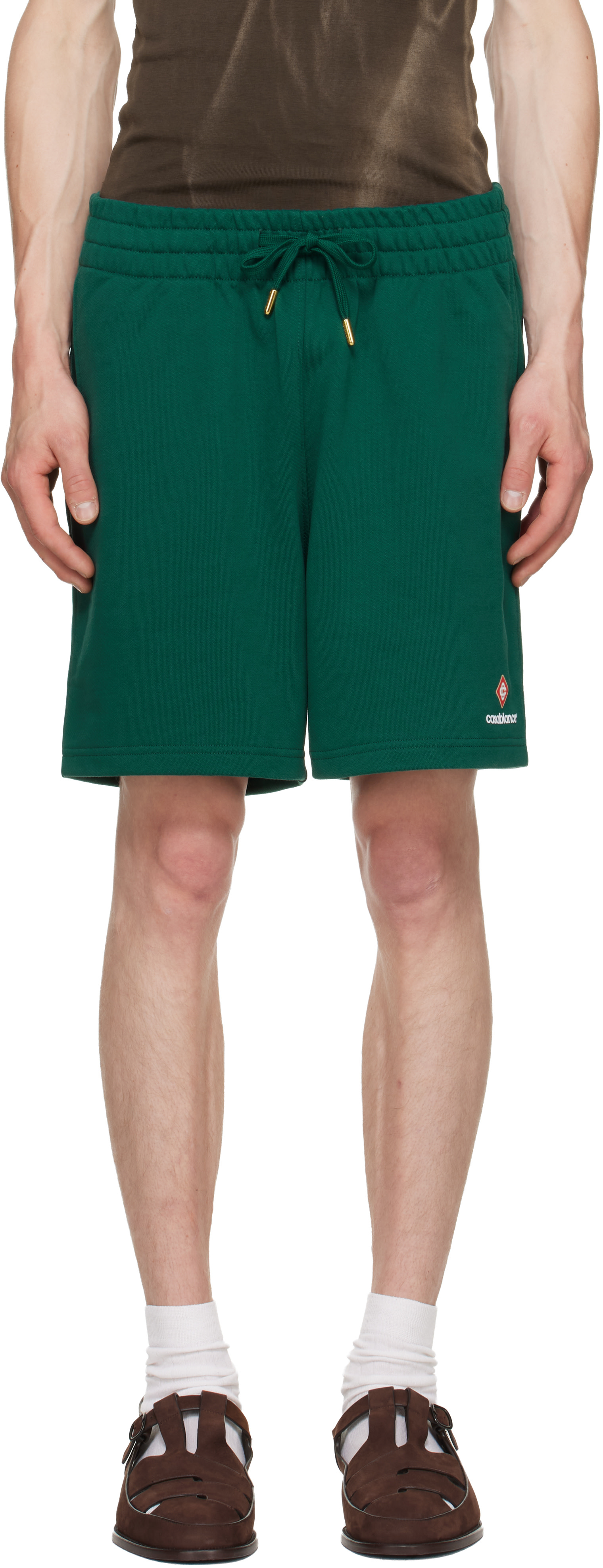 Casablanca - Green Sport Type Sweat Shorts