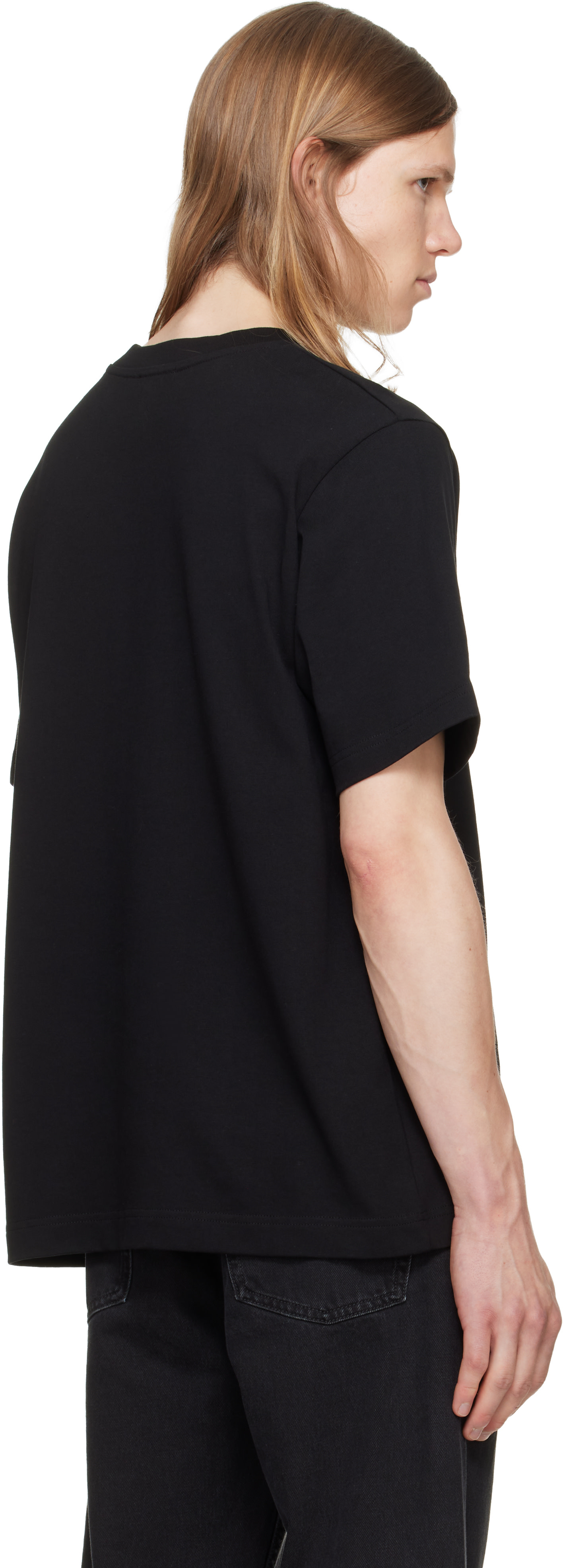Casablanca: Black Tennis Club Icon Pyramid Abduction Short Sleeve