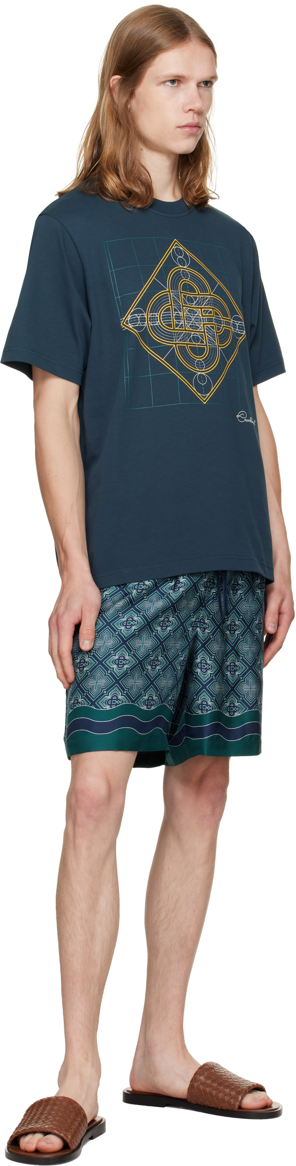 【一点限定】米軍 インドネシア訓練記念Tシャツ スーパーガルーダ XL 新品 Casablanca: ネイビー Géometrie Sacrée Tシャツ | SSENSE 日本