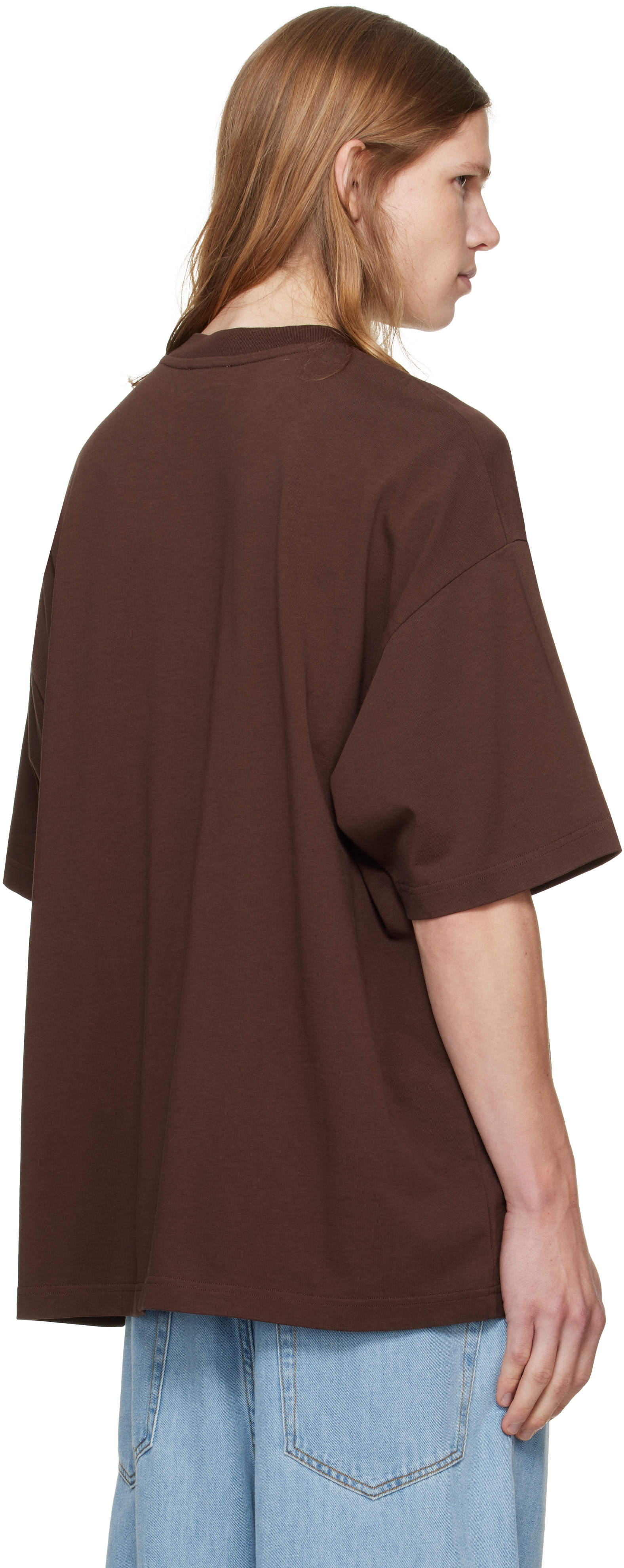 Casablanca - Brown 'Code de Civilisation' T-shirt