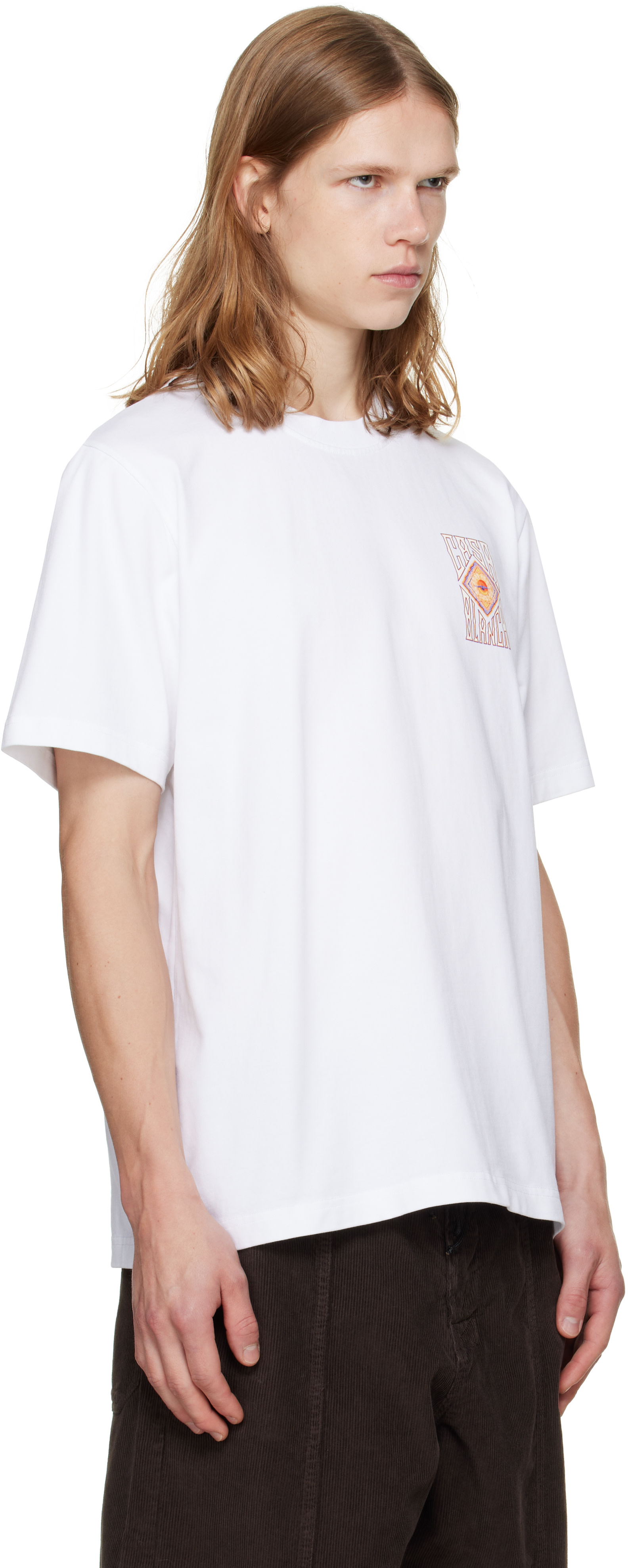 Casablanca: ホワイト Hermons Mirage Classic Tシャツ | SSENSE 日本